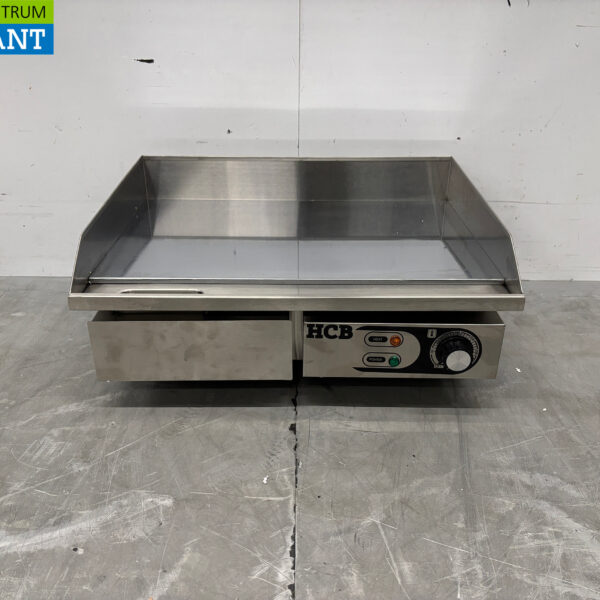Stainless steel Grill Plate Griddle Chrome Plate 55 cm 230V Horeca