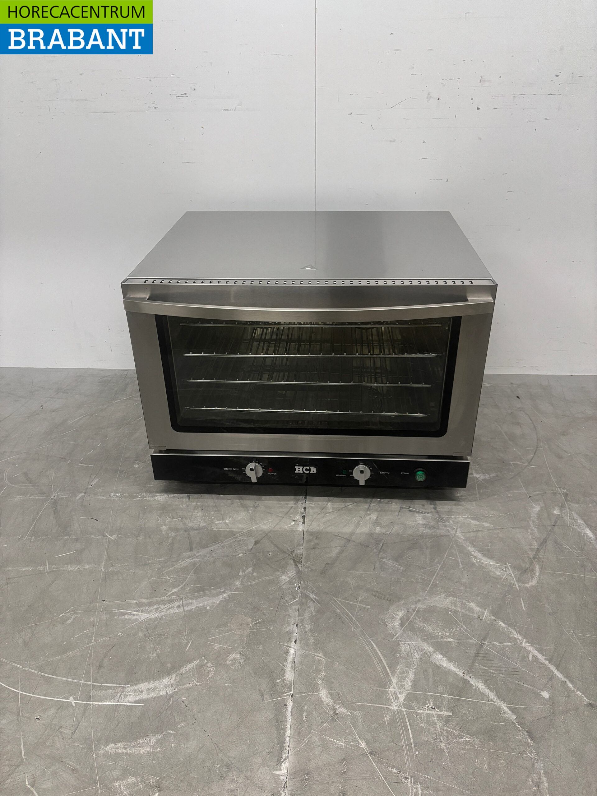 Stainless steel Hot Air Convection Oven Baking Oven Moisture Injection 4 x 60/40 cm 110 liters 400V Horeca