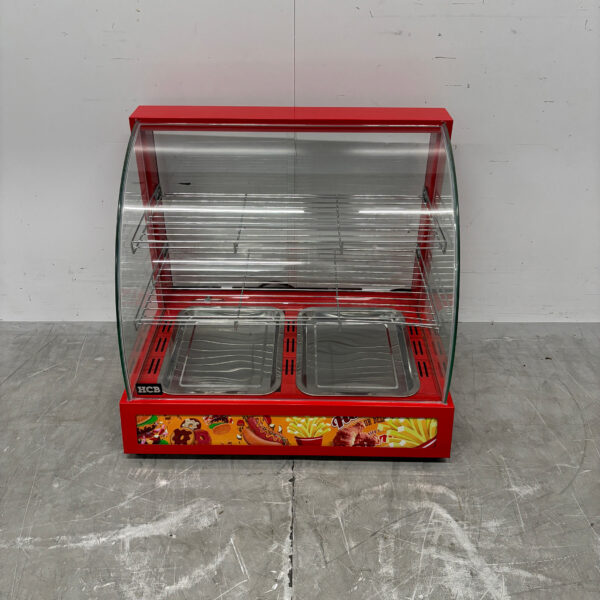 HCB Hot Display Case 2 Sliding Doors 66 cm 230V Horeca