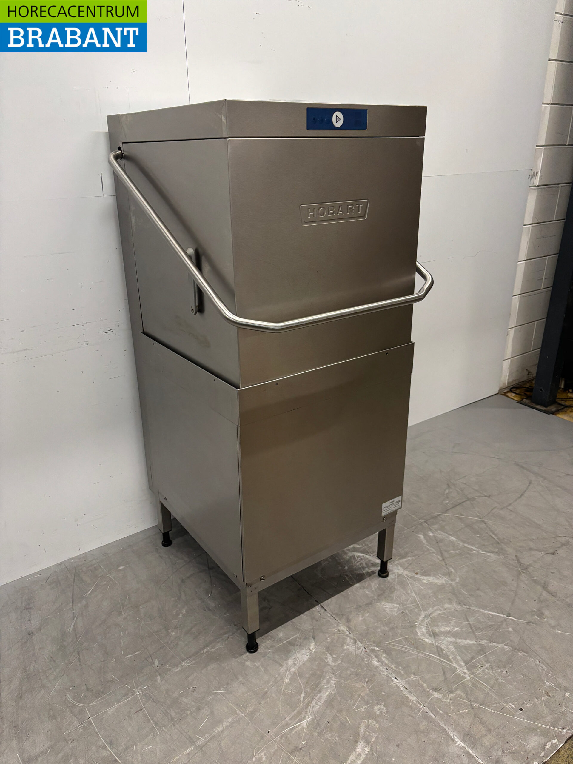 Stainless steel Hobart AMX-10 Sliding dishwasher with drain pump 400V Catering - Image 3