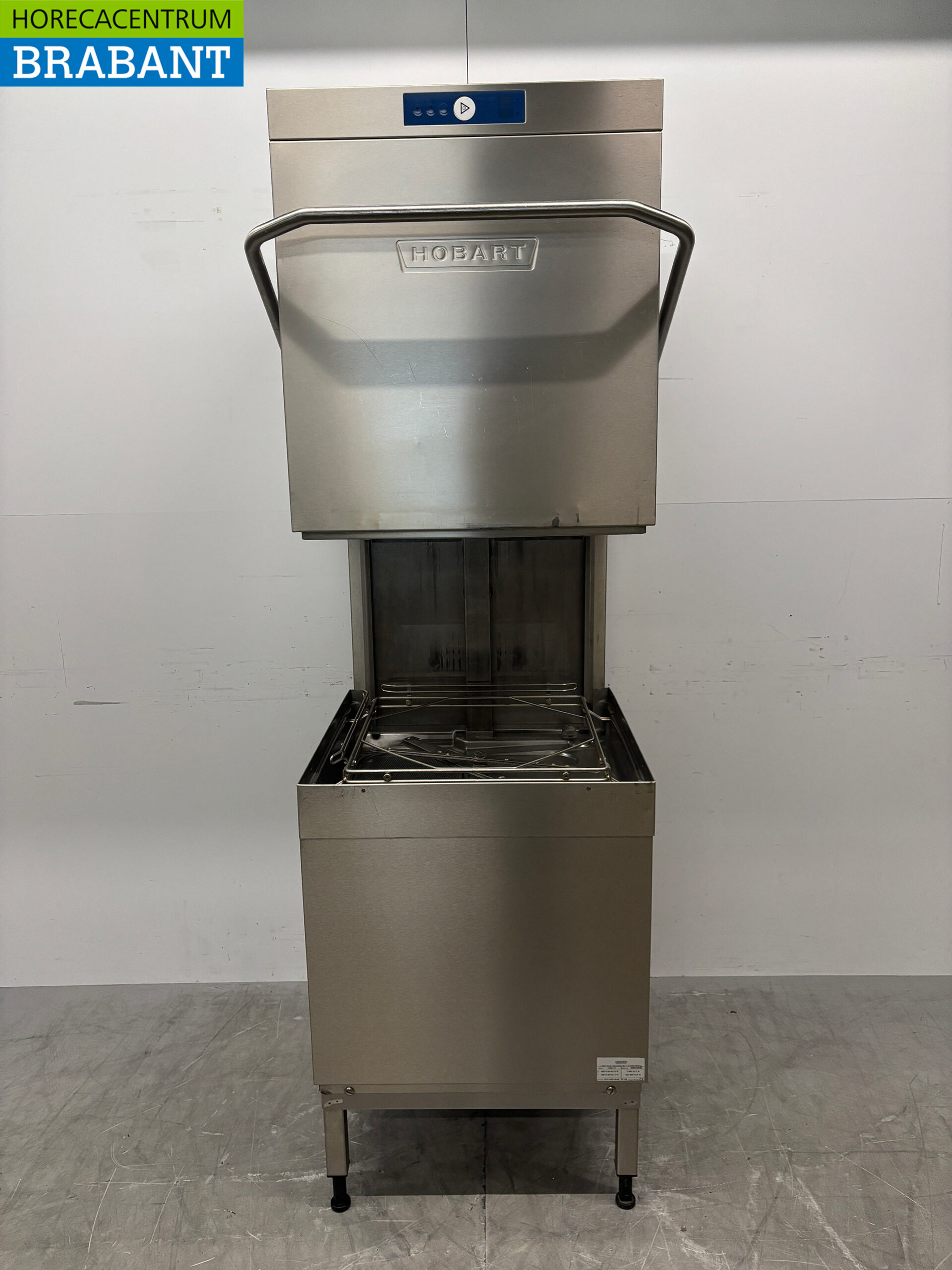 Stainless steel Hobart AMX-10 Sliding dishwasher with drain pump 400V Catering - Image 4