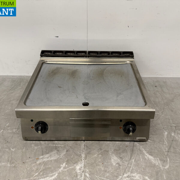 Stainless steel Zanussi Smooth Baking Tray 80 cm 400V Horeca