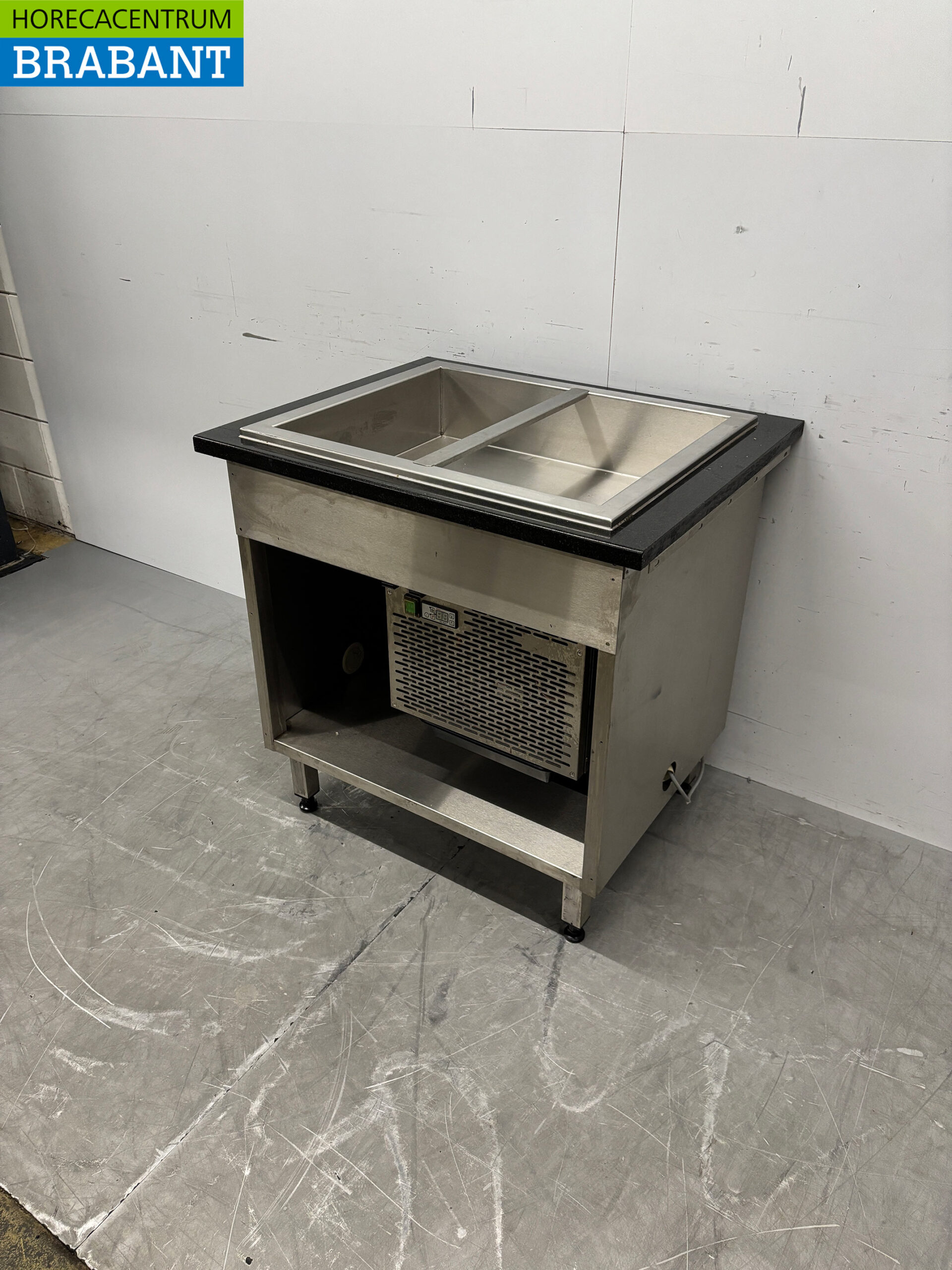 Stainless steel Saladiere Koelbak 2 x 1/1 GN 86,5 cm 230V Horeca - Image 2