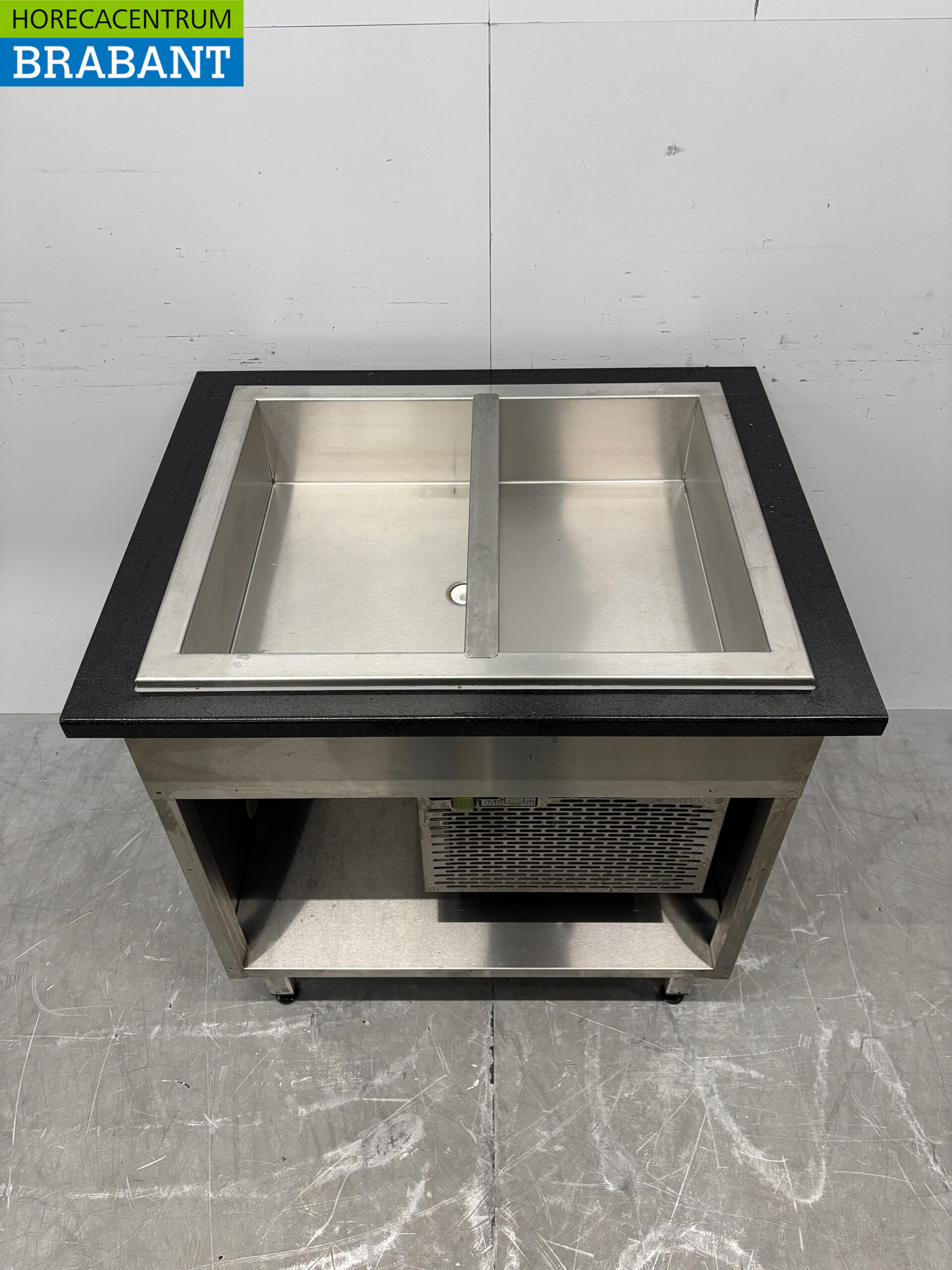 Stainless steel Saladiere Koelbak 2 x 1/1 GN 86,5 cm 230V Horeca - Image 4