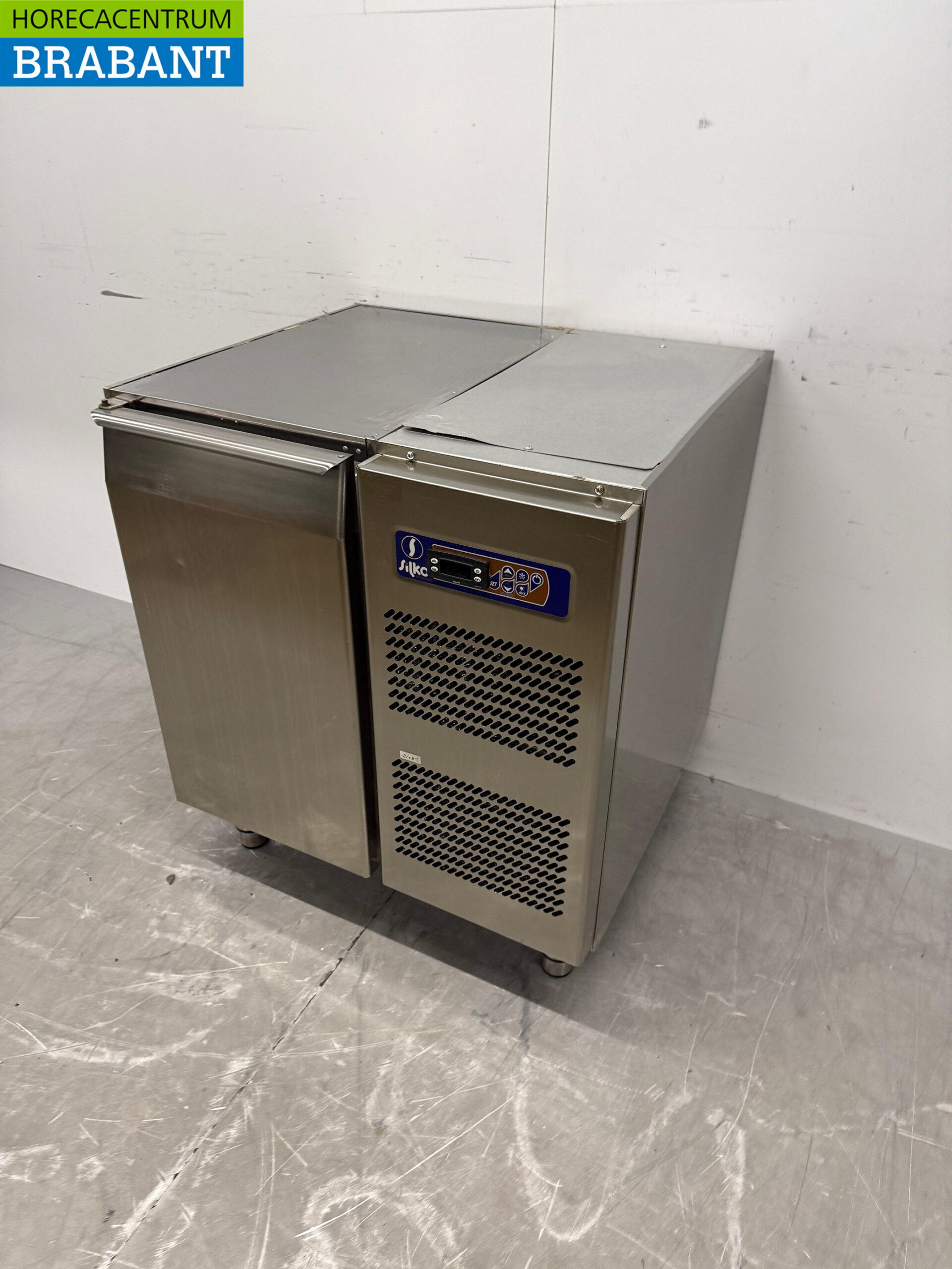 Stainless steel Silko Refrigerated Workbench 1 Door 76 cm 230V Horeca - Image 2