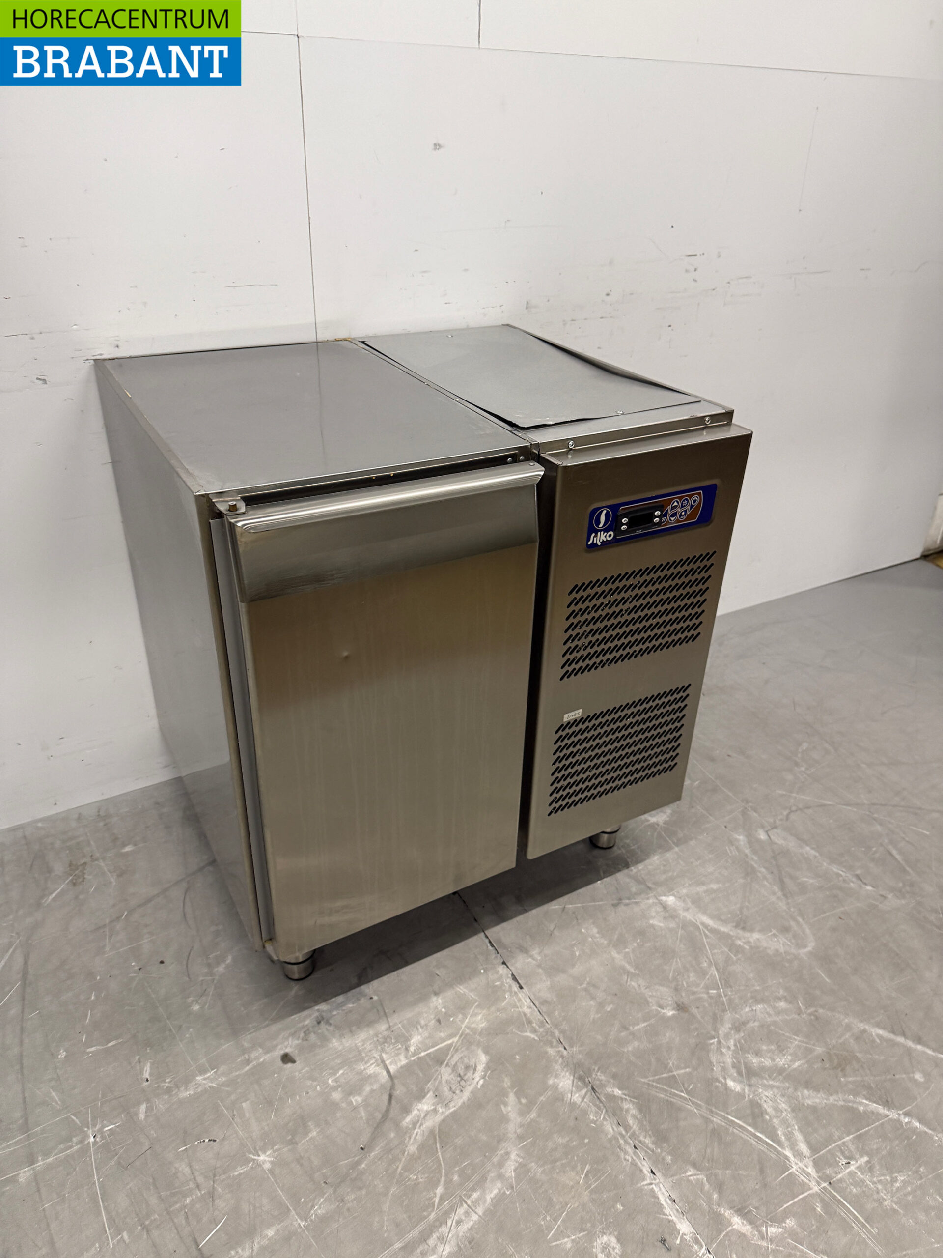 Stainless steel Silko Refrigerated Workbench 1 Door 76 cm 230V Horeca - Image 3