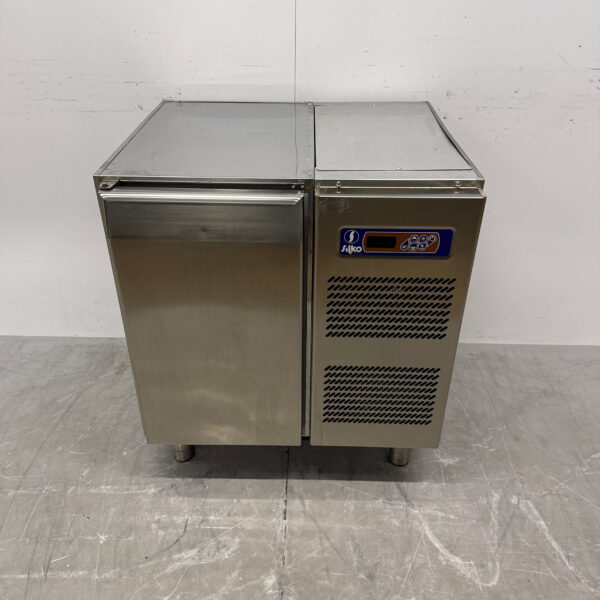 Stainless steel Silko Refrigerated Workbench 1 Door 76 cm 230V Horeca