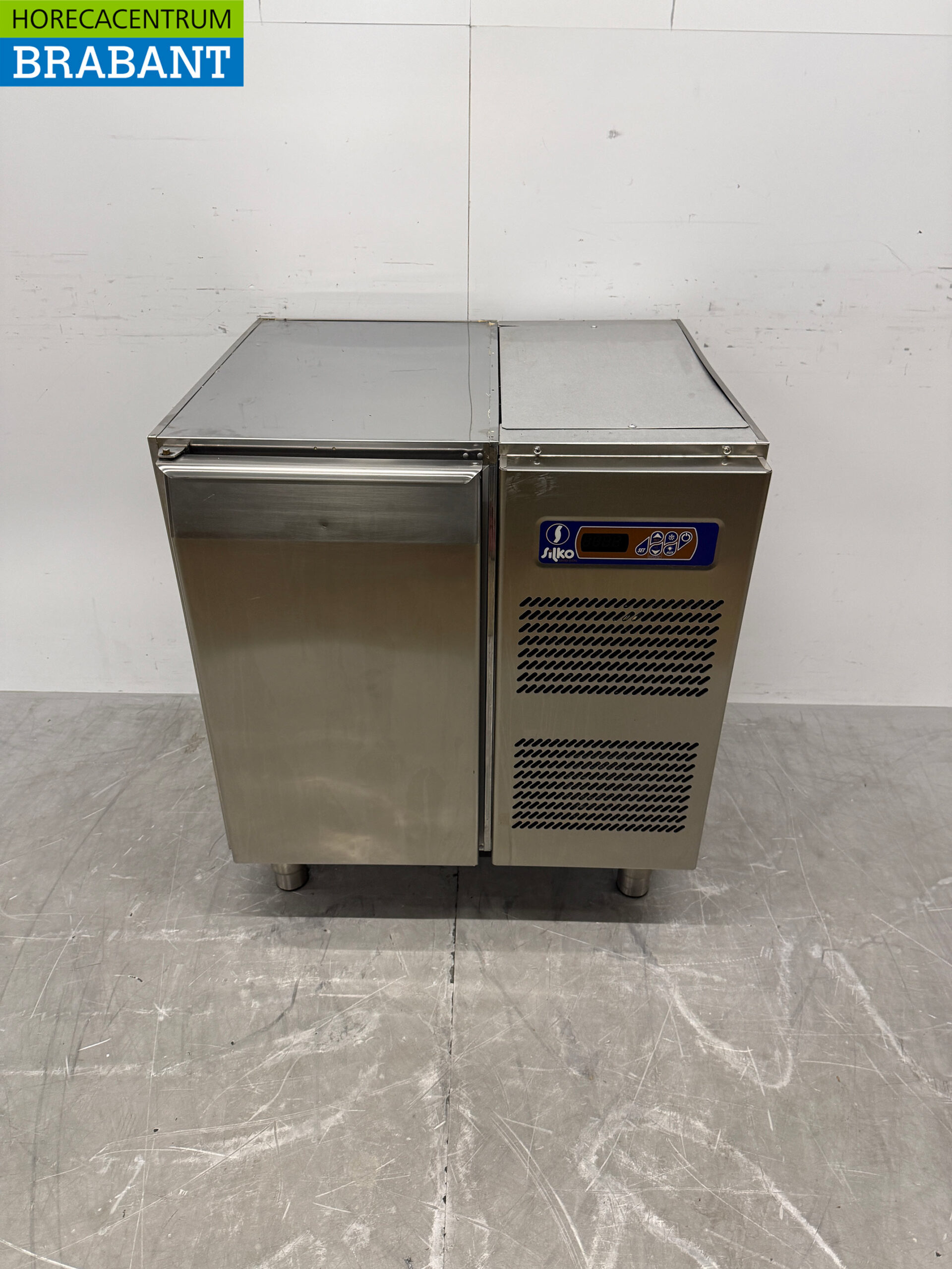 Stainless steel Silko Refrigerated Workbench 1 Door 76 cm 230V Horeca