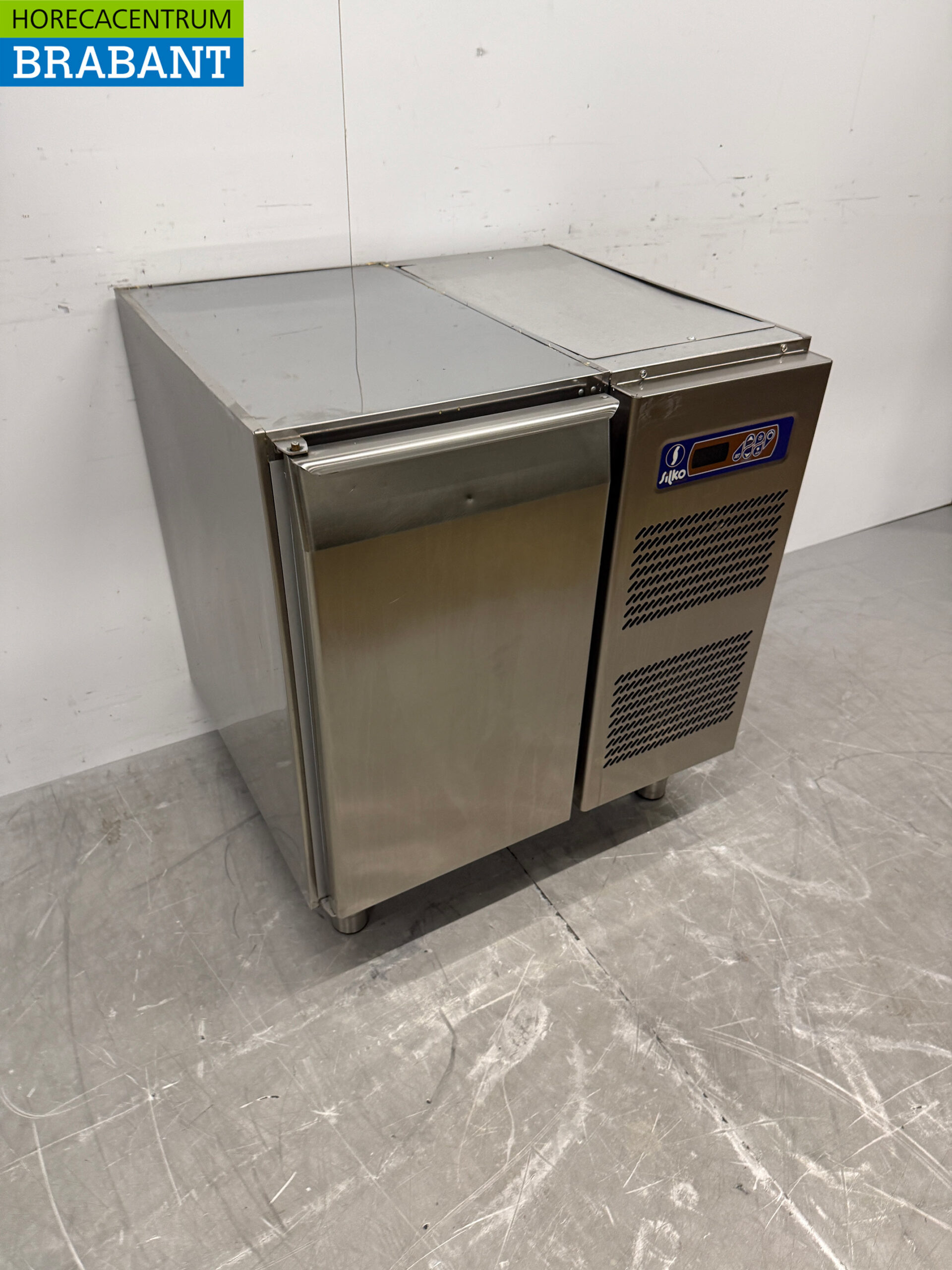 Stainless steel Silko Refrigerated Workbench 1 Door 76 cm 230V Horeca - Image 3
