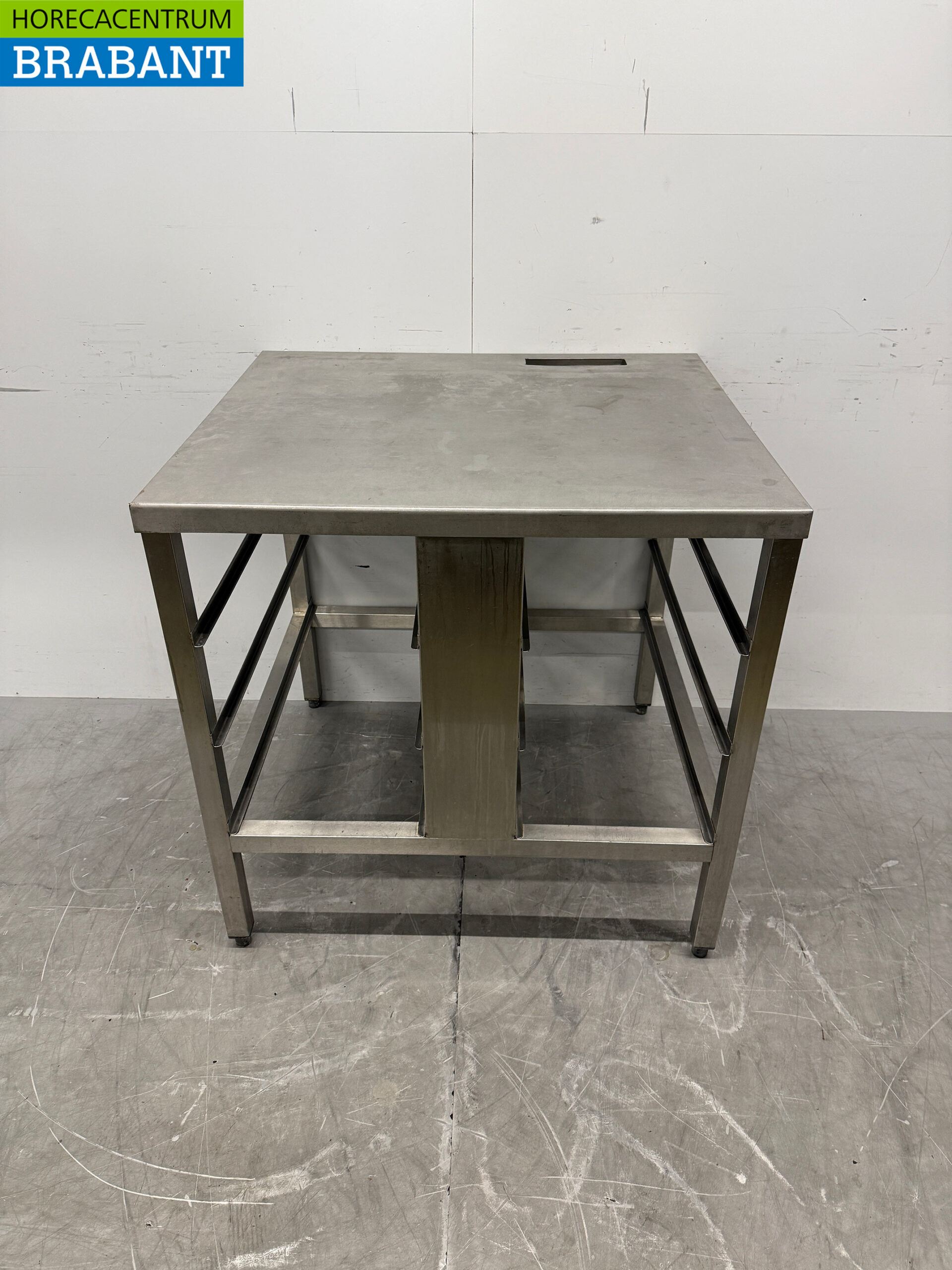 Stainless steel Base with shelf 91 x 80 x 91.5 cm Catering