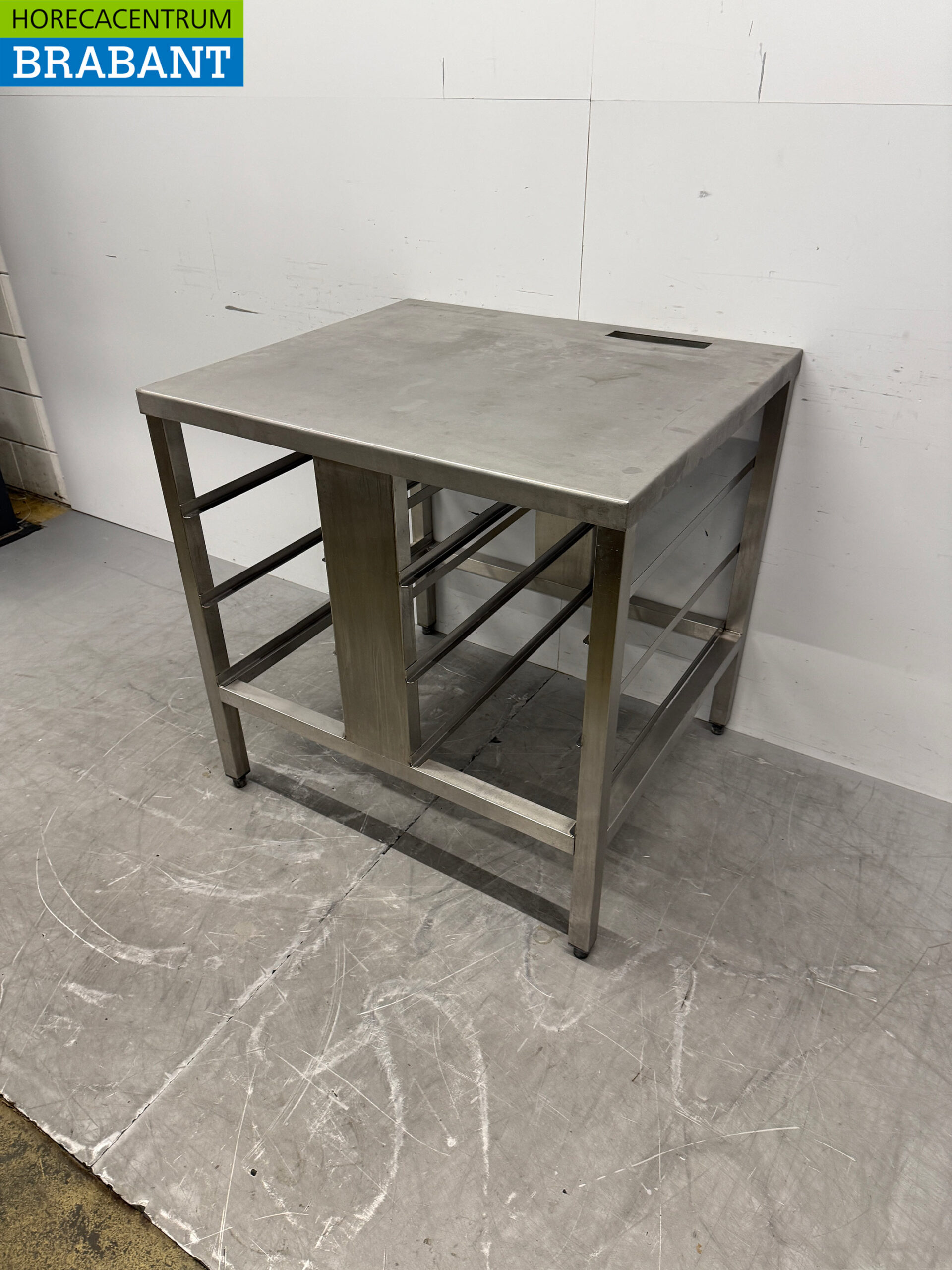 Stainless steel Base with shelf 91 x 80 x 91.5 cm Catering - Image 2