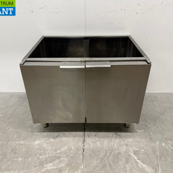 Stainless steel Base Cabinet 2 Doors 80 x 61.5 x 62.5 cm Catering