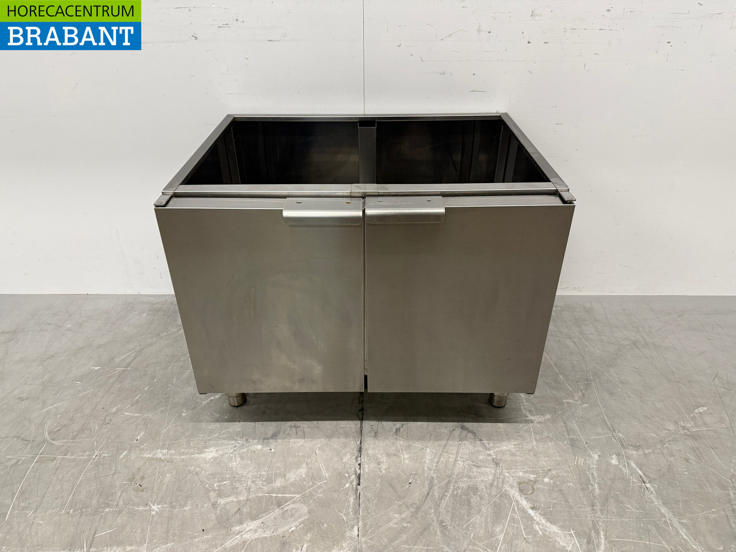 Stainless steel Base Cabinet 2 Doors 80 x 61.5 x 62.5 cm Catering