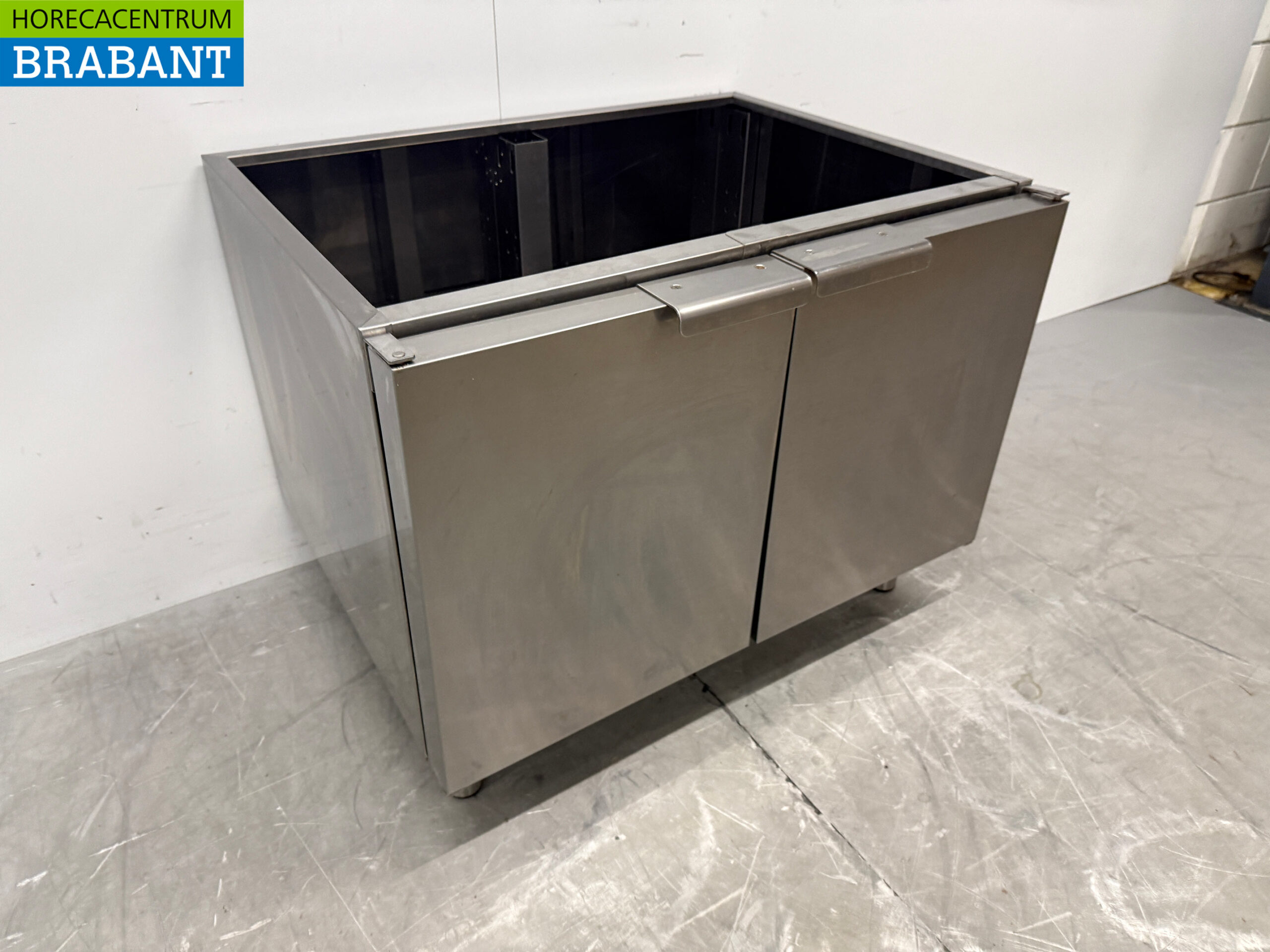 Stainless steel Base Cabinet 2 Doors 80 x 61.5 x 62.5 cm Catering - Image 3