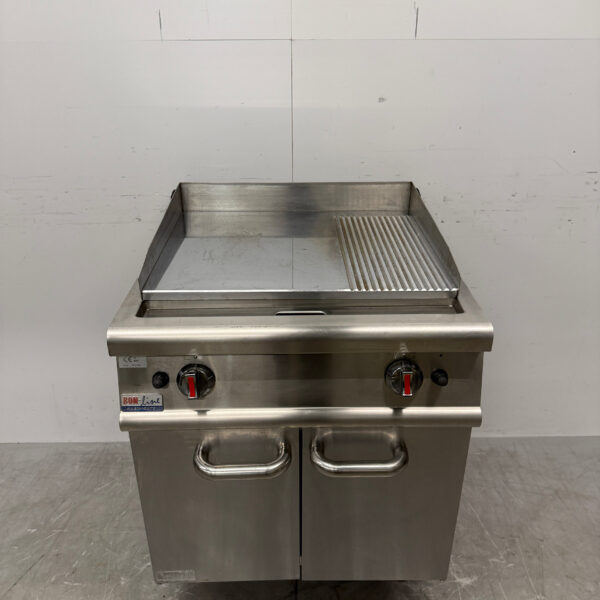 Stainless steel Bon-Line Griddle Griddle Chrome 70 cm GAS Catering