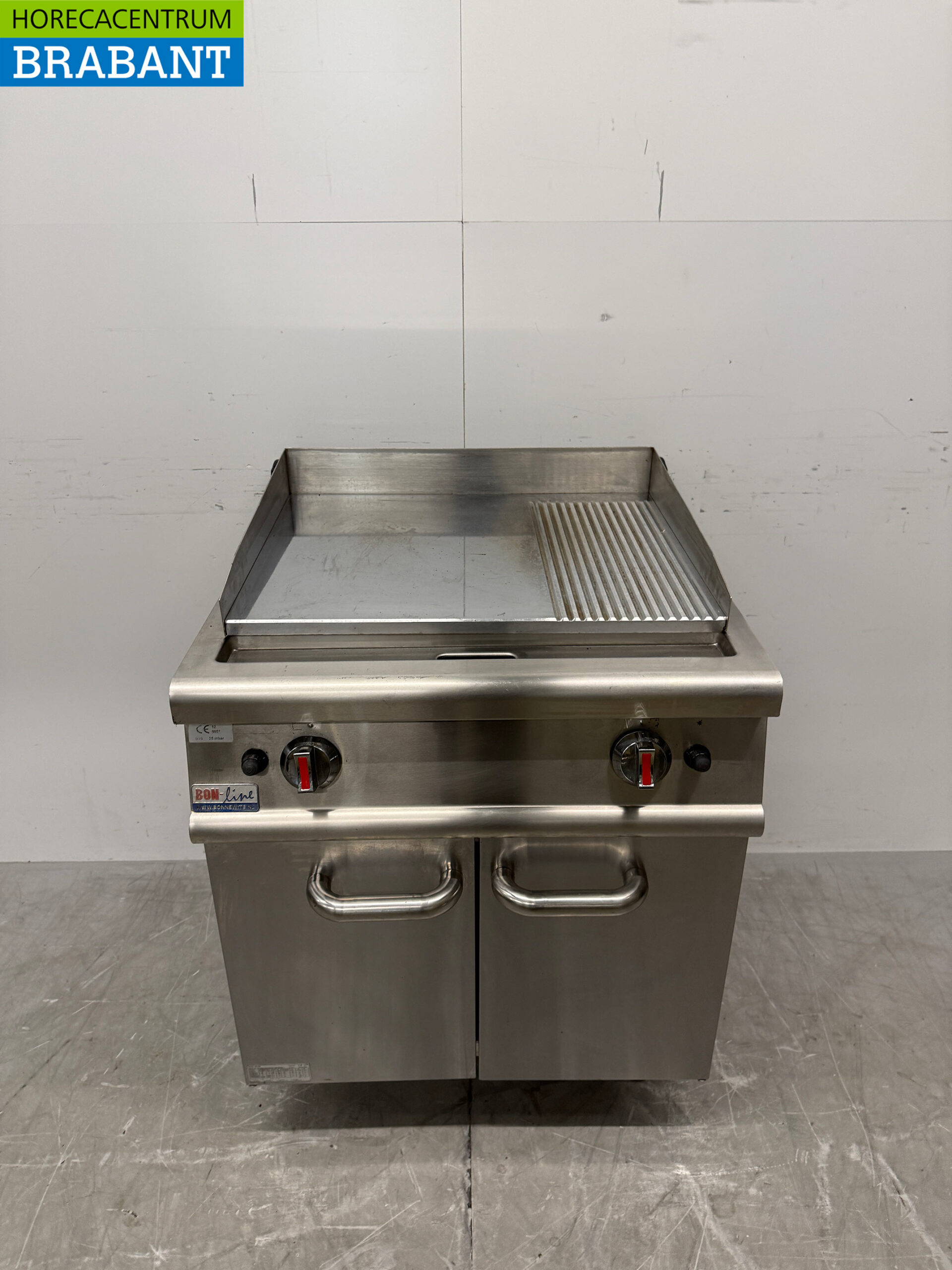 Stainless steel Bon-Line Griddle Griddle Chrome 70 cm GAS Catering