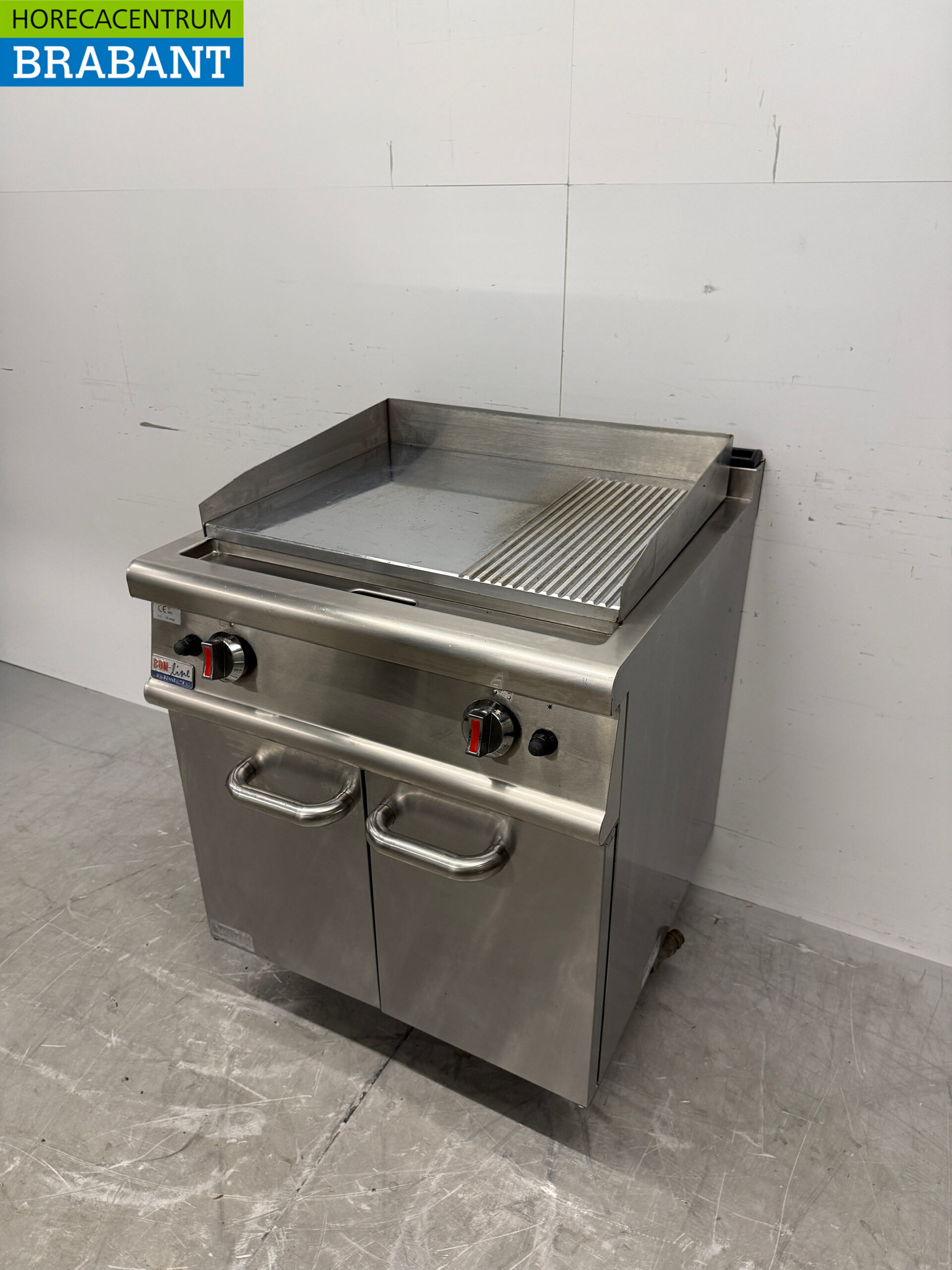 Stainless steel Bon-Line Griddle Griddle Chrome 70 cm GAS Catering - Image 2