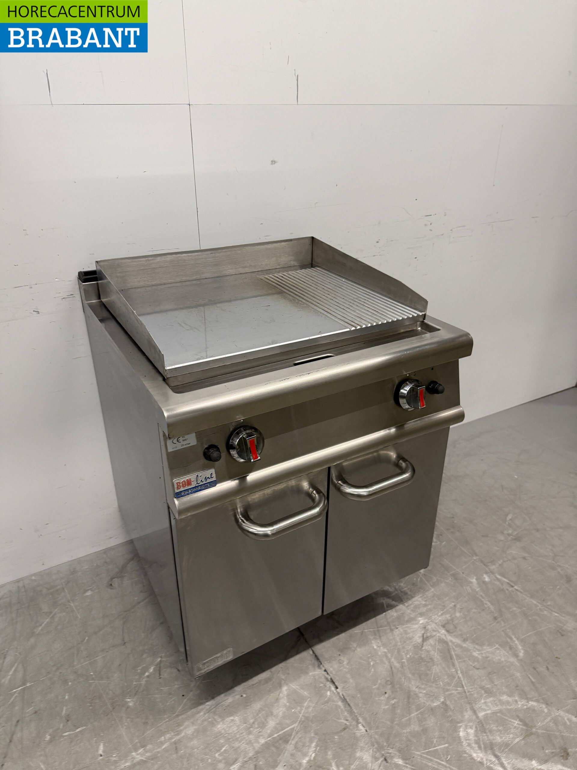 Stainless steel Bon-Line Griddle Griddle Chrome 70 cm GAS Catering - Image 3