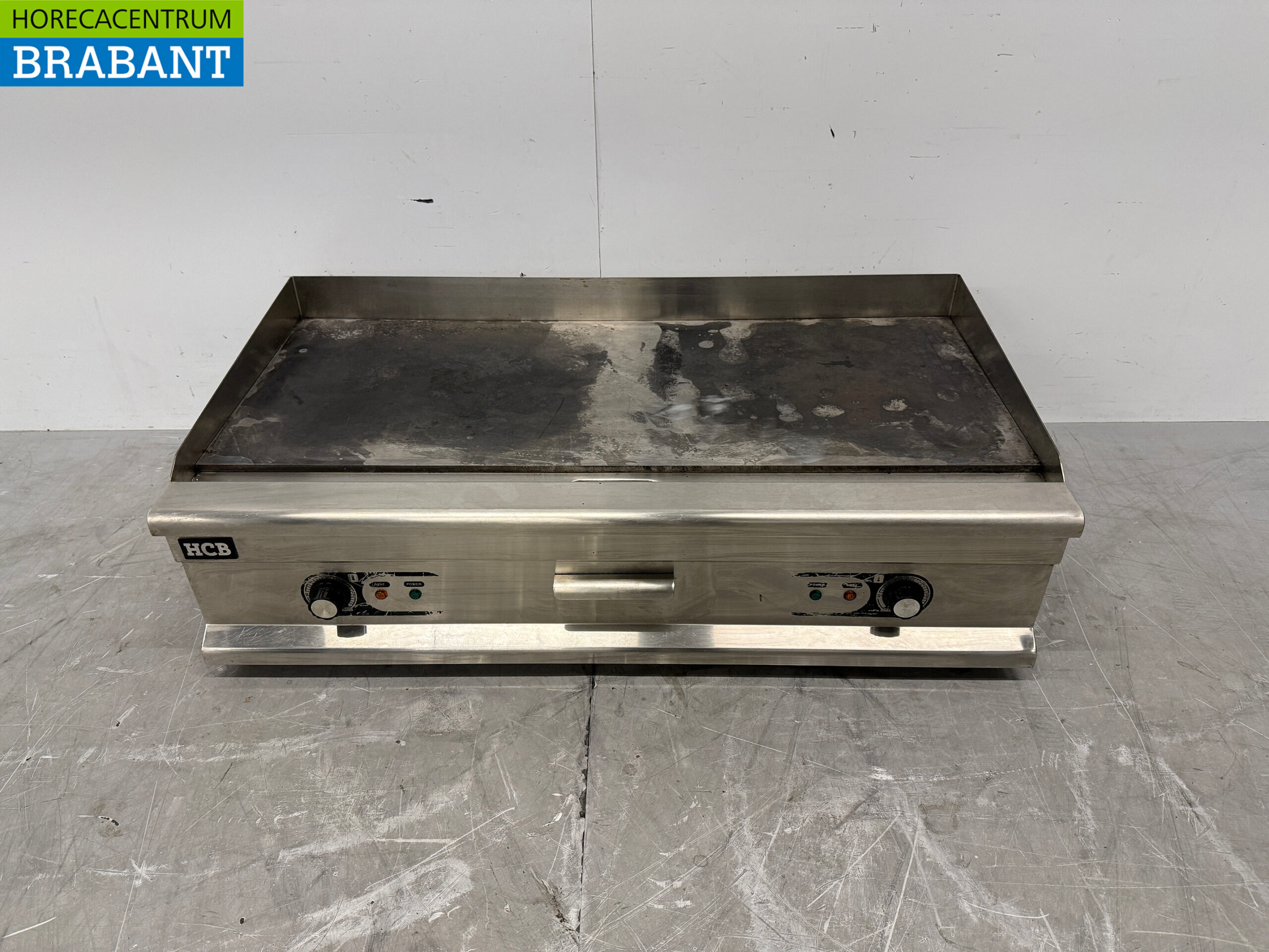 Stainless steel Griddle Griddle Smooth griddle 100 cm 400V Horeca