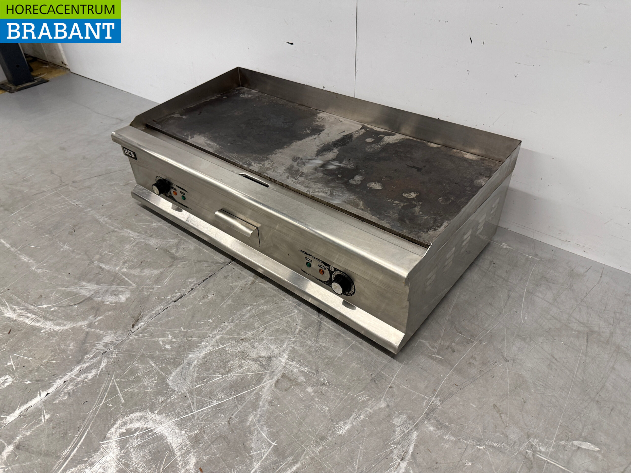 Stainless steel Griddle Griddle Smooth griddle 100 cm 400V Horeca - Image 2