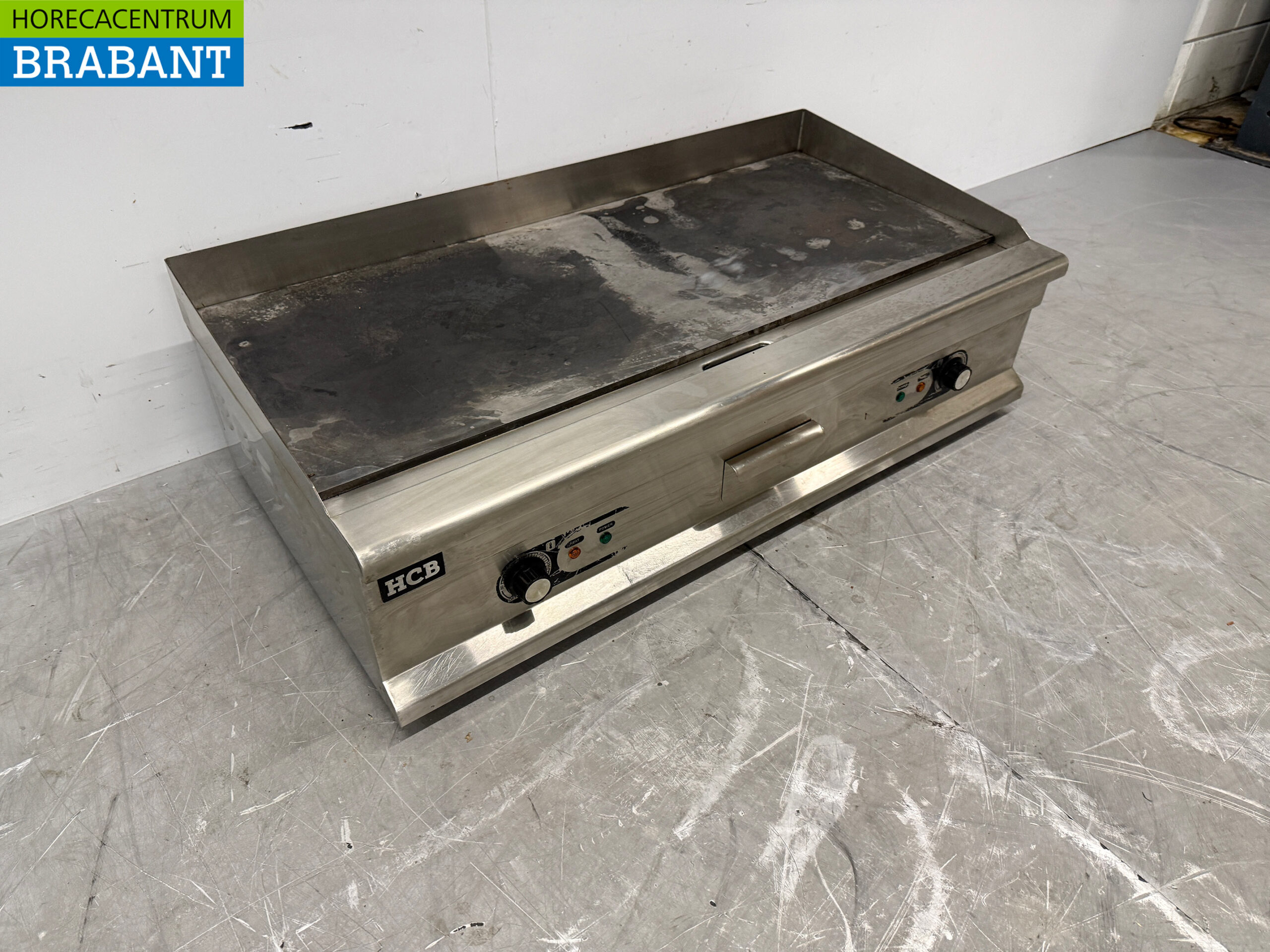 Stainless steel Griddle Griddle Smooth griddle 100 cm 400V Horeca - Image 3