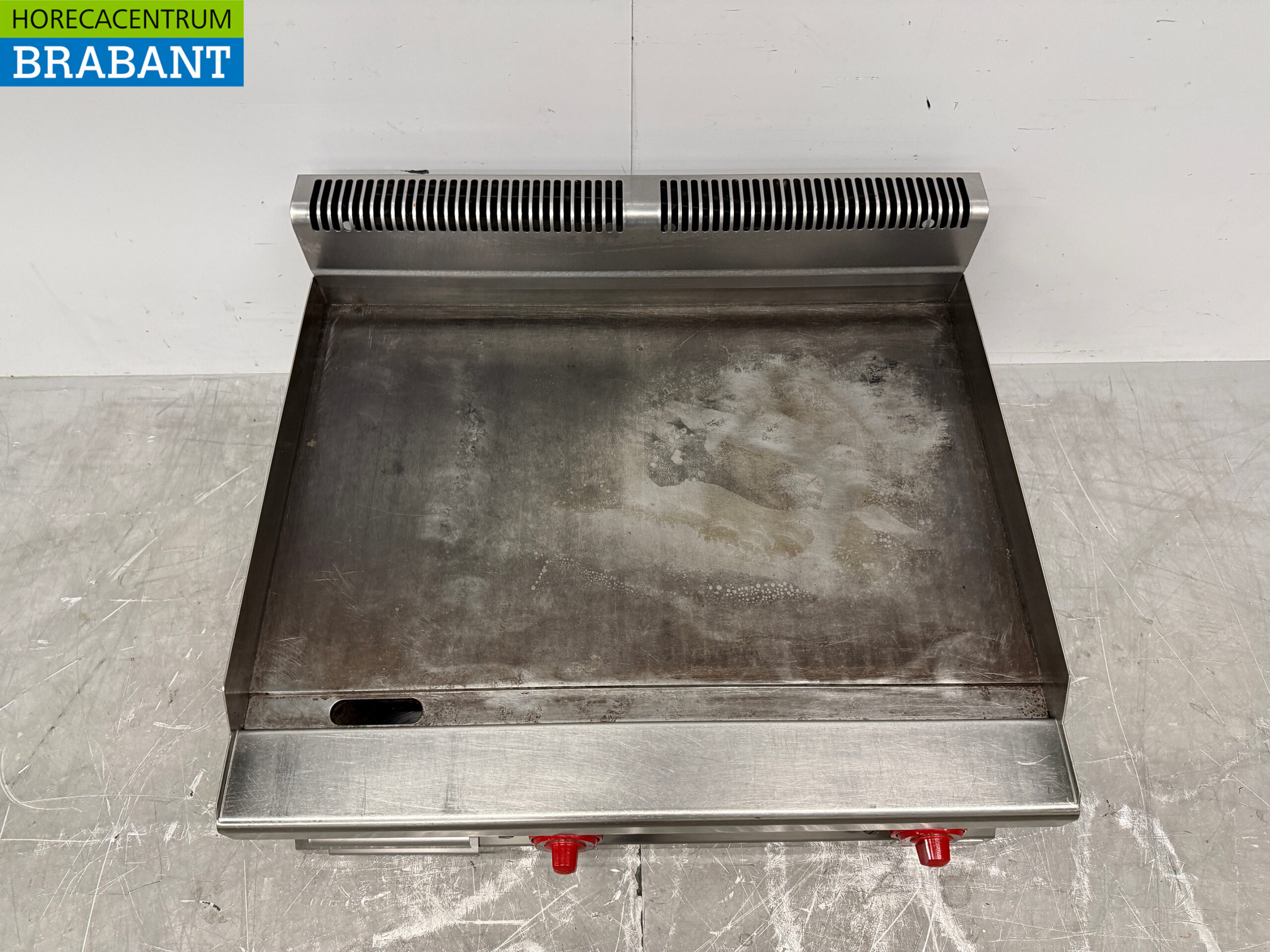 Stainless steel Berto's Smooth Baking Plate Grill plate 80 cm 400V Horeca - Image 4