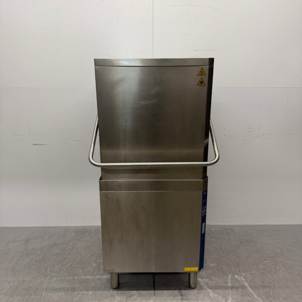 Stainless steel Zanussi HHT8 Sliding dishwasher with drain pump 400V Catering