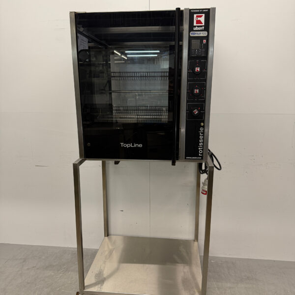 Stainless steel Ubert RT-403 Chicken Grill Grill 3 baskets 400V Catering