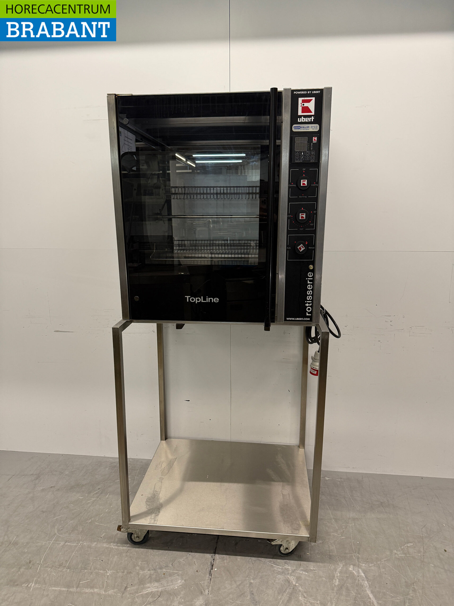 Stainless steel Ubert RT-403 Chicken Grill Grill 3 baskets 400V Catering