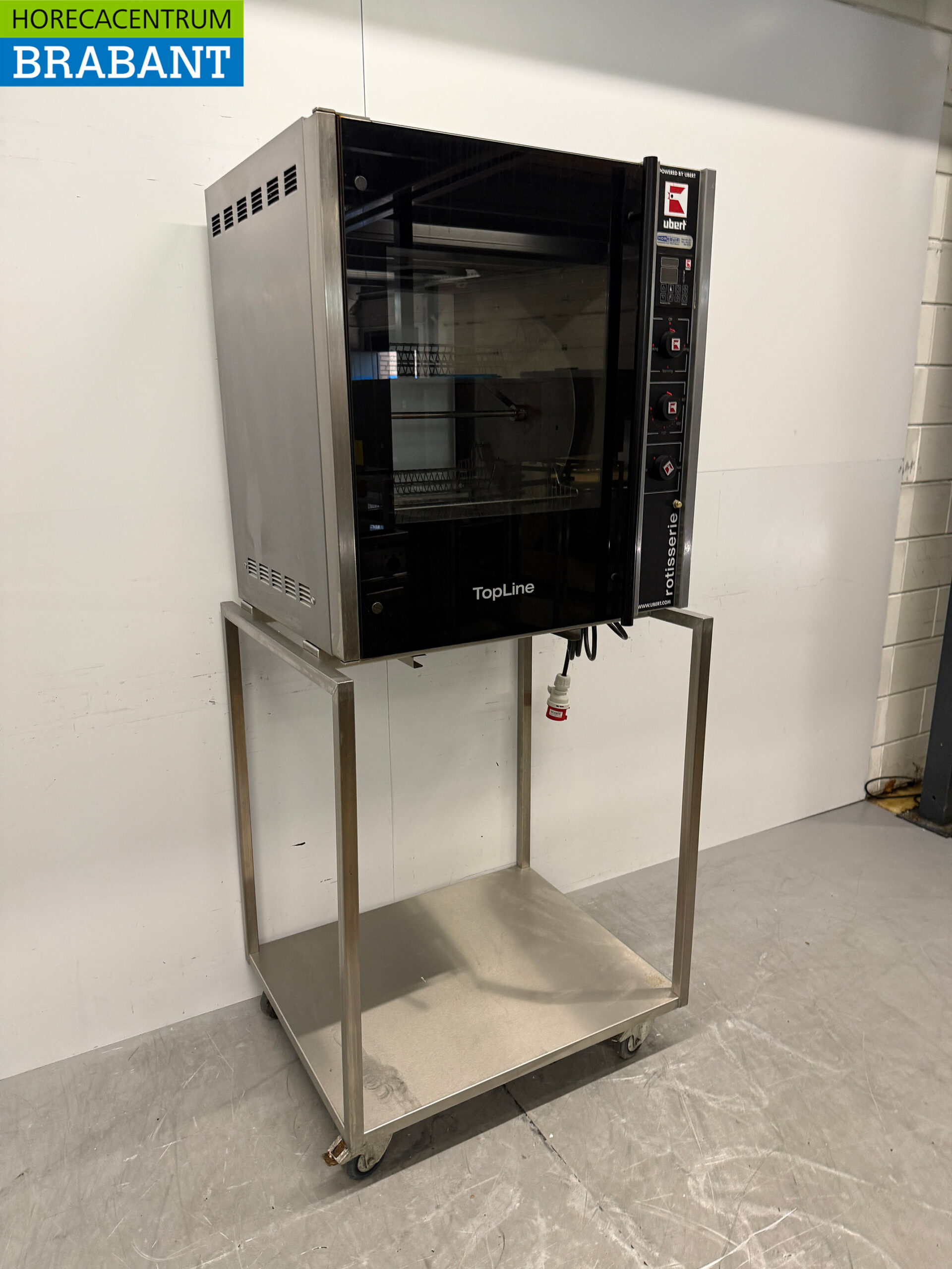 Stainless steel Ubert RT-403 Chicken Grill Grill 3 baskets 400V Catering - Image 3