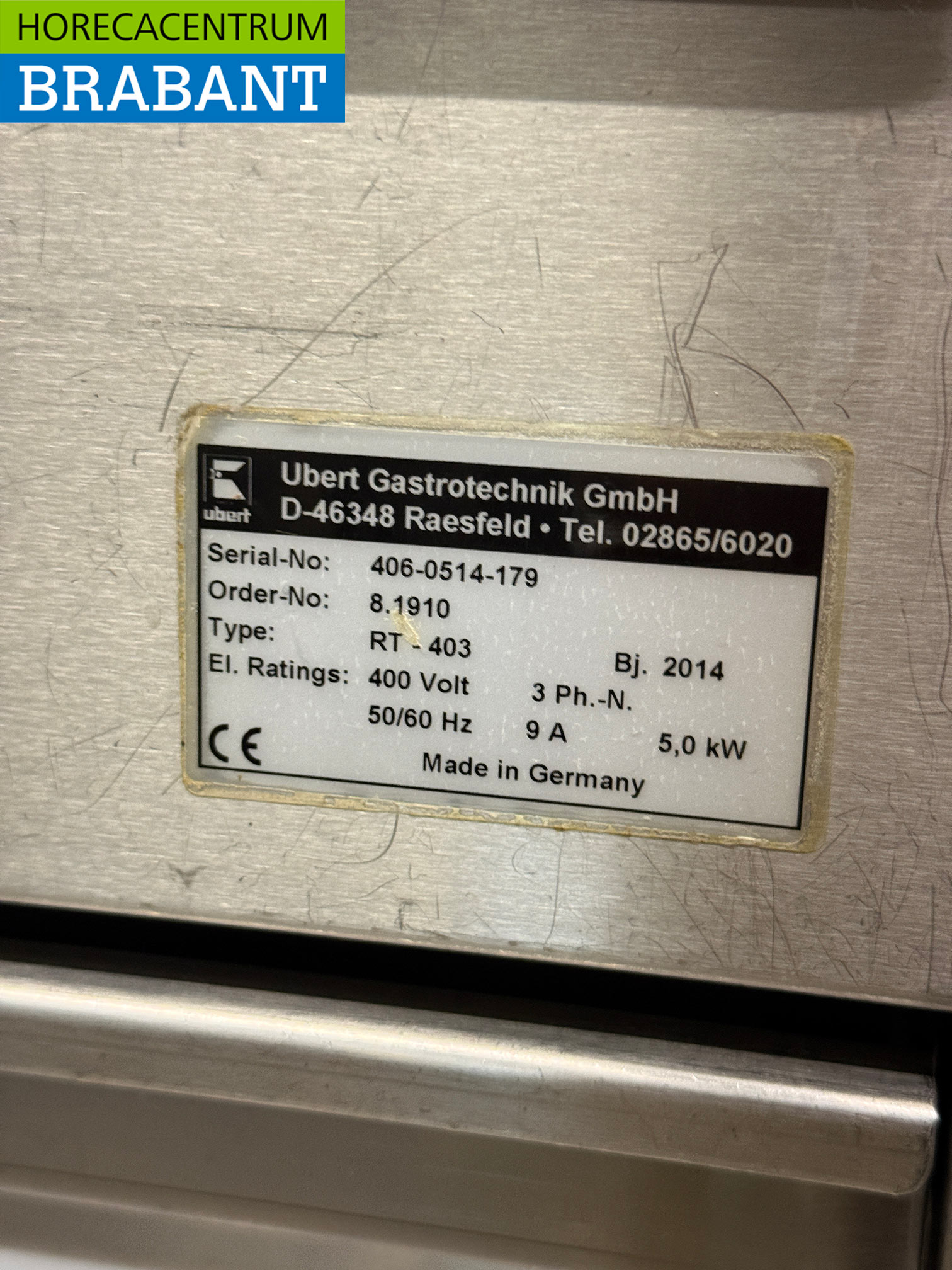 Stainless steel Ubert RT-403 Chicken Grill Grill 3 baskets 400V Catering - Image 6
