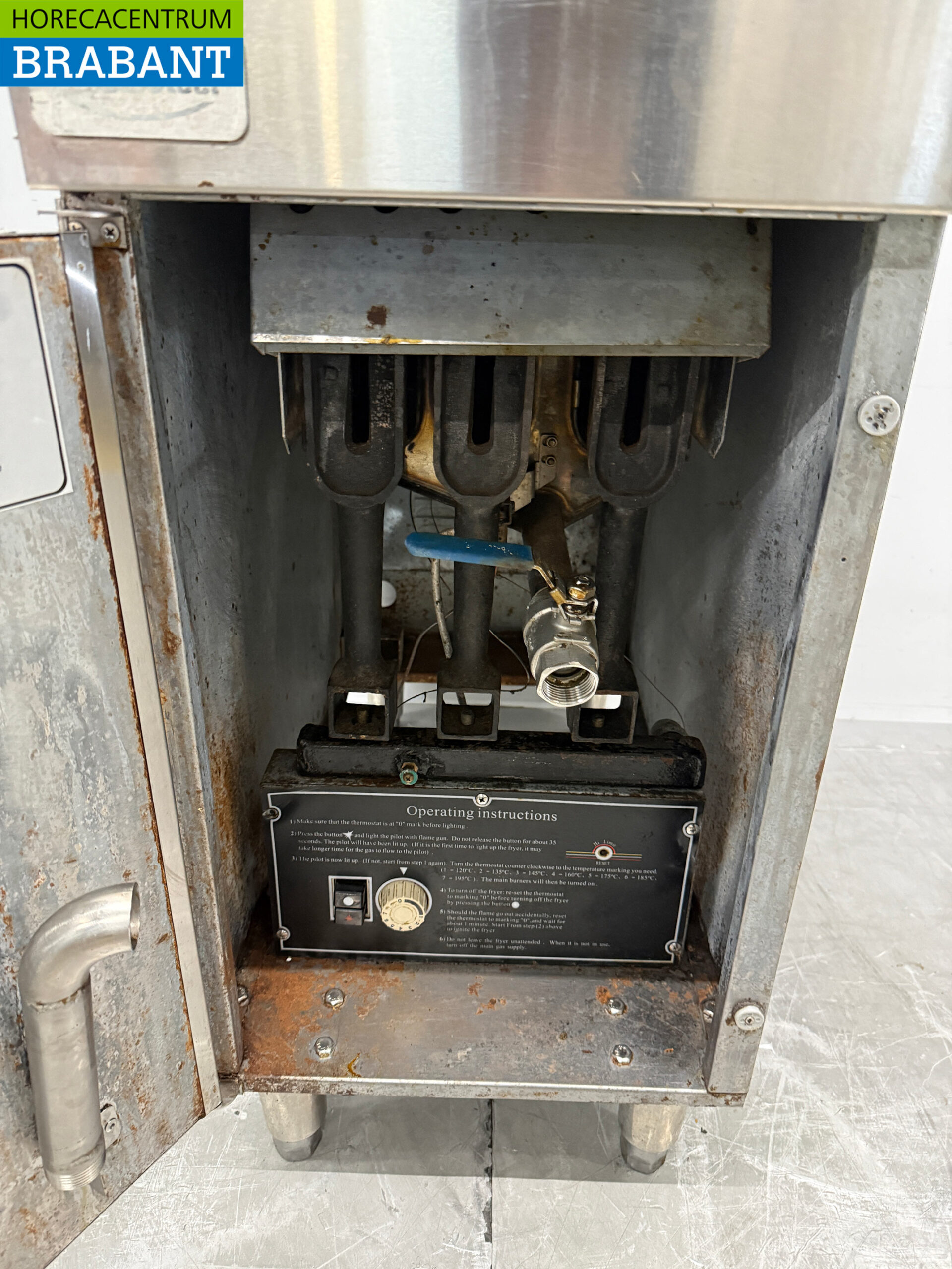 Stainless steel Combisteel Fryer 21 liters GAS Catering - Image 5