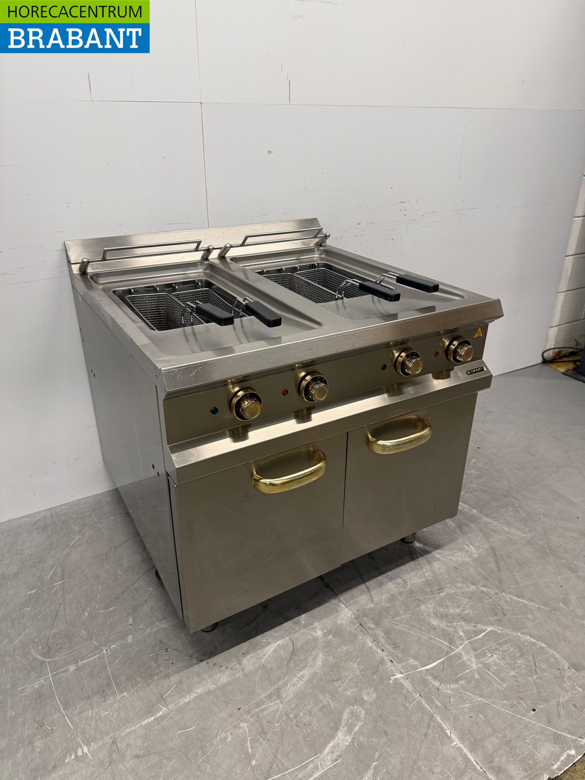 Stainless steel Hobart Double Fryer 2 x 18 liters 2 x 400V Horeca - Image 3