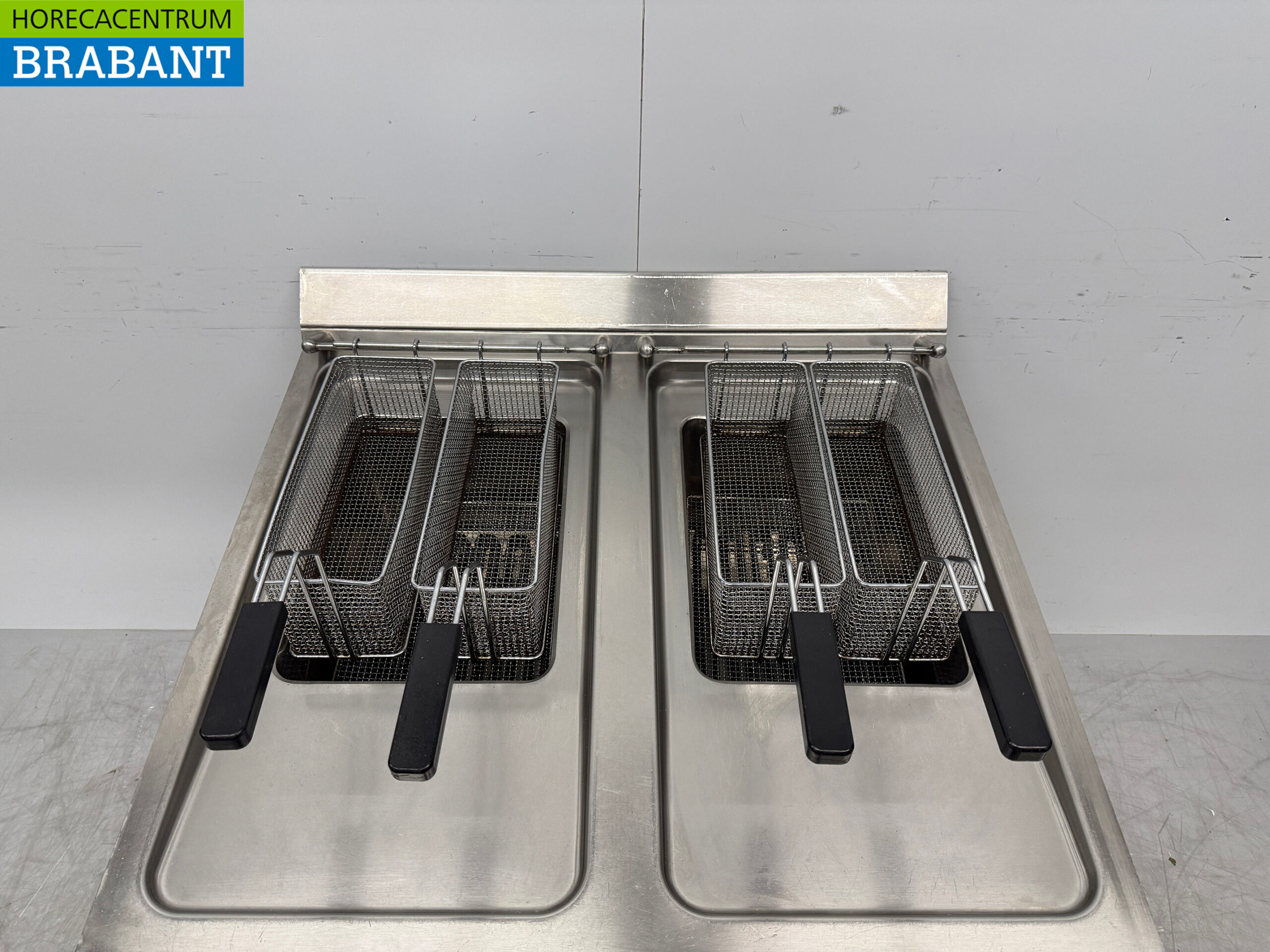 Stainless steel Hobart Double Fryer 2 x 18 liters 2 x 400V Horeca - Image 4