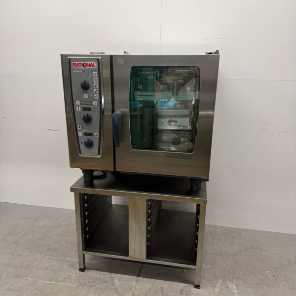 Stainless steel Rational Combimaster Plus Combisteamer 6 x 1/1 GN 400V Horeca