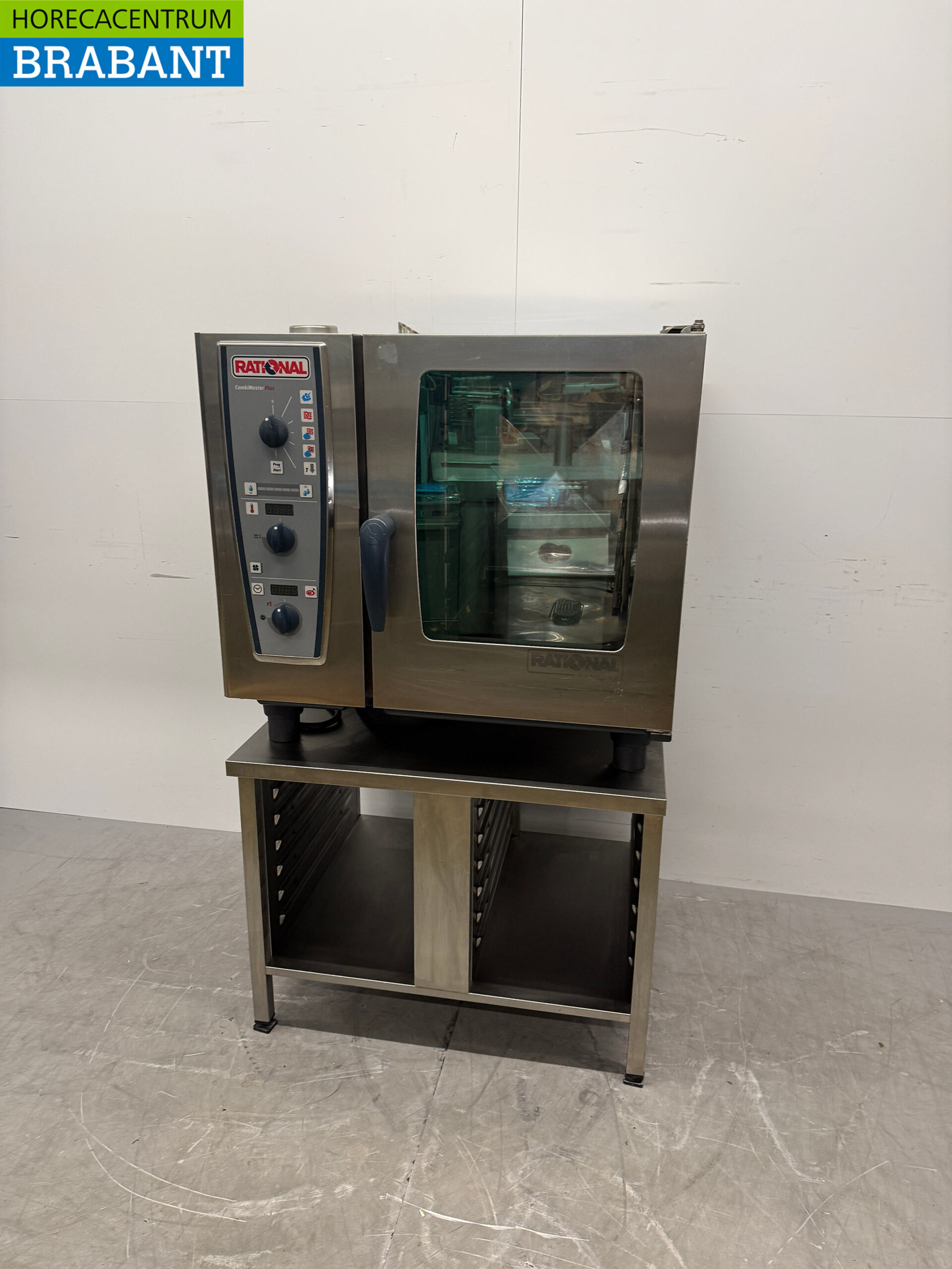 Stainless steel Rational Combimaster Plus Combisteamer 6 x 1/1 GN 400V Horeca