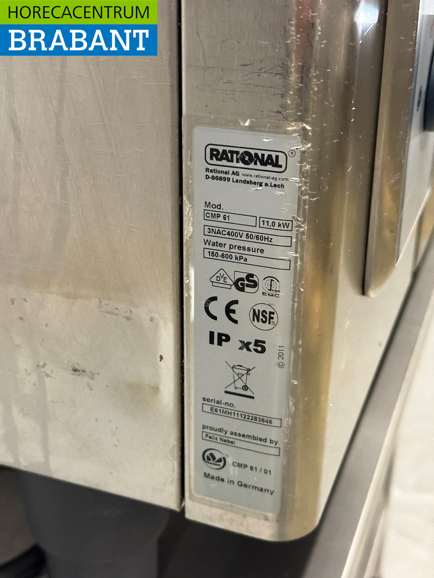 Stainless steel Rational Combimaster Plus Combisteamer 6 x 1/1 GN 400V Horeca - Image 8