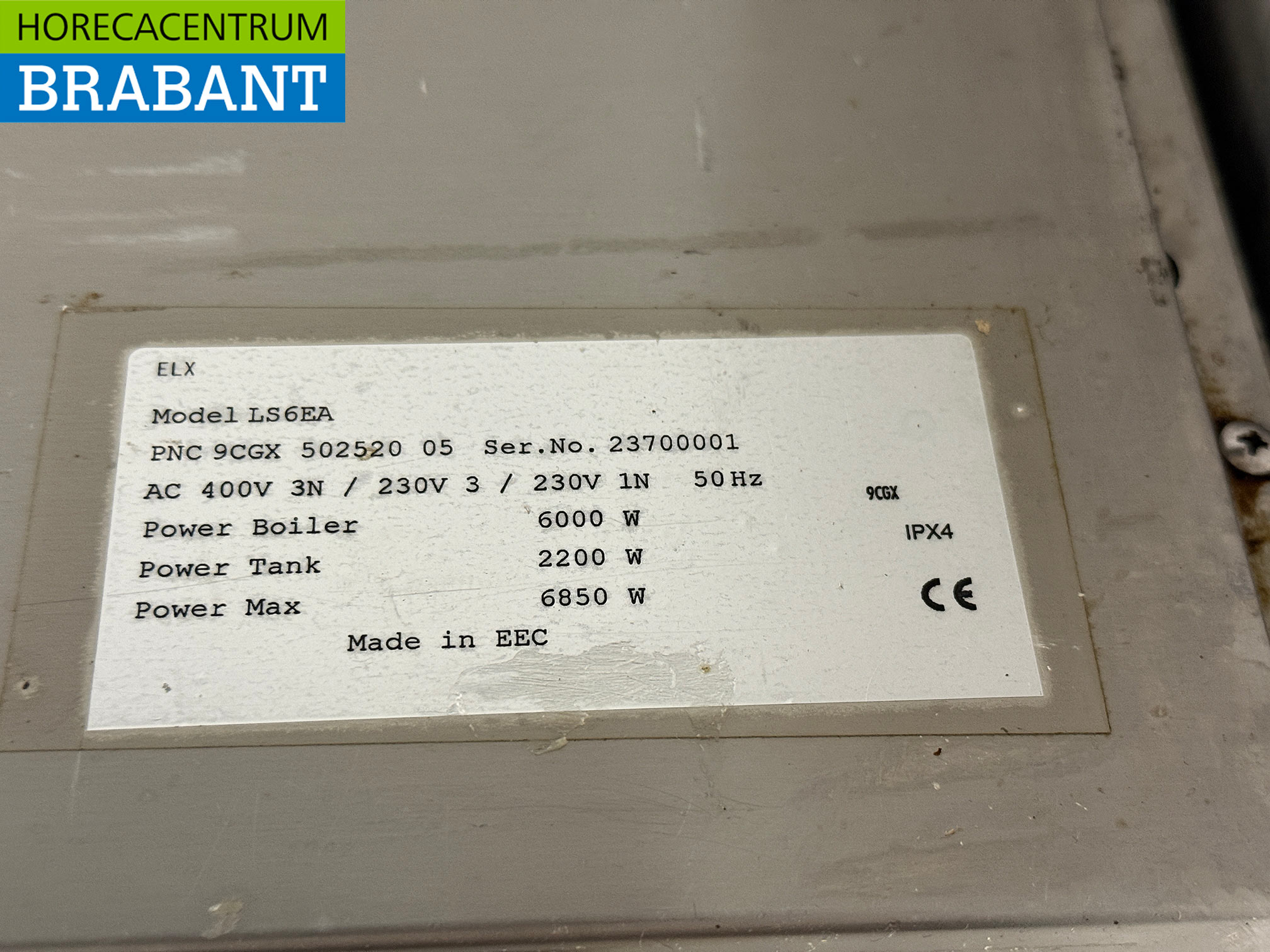 Stainless steel Zanussi LS6EA Dishwasher 400V Catering - Image 6