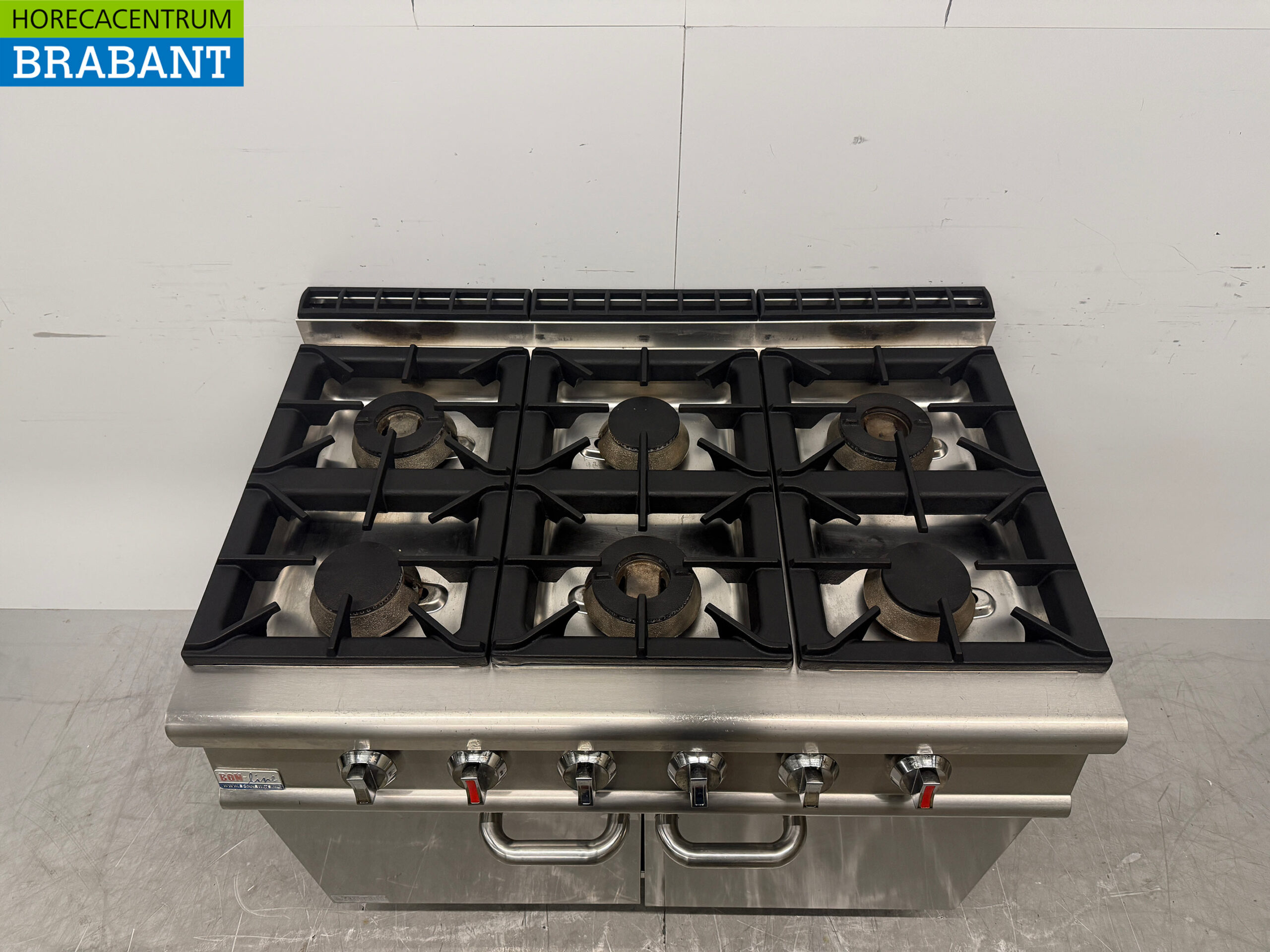 Stainless steel Bon-Line 6 Stove 105 cm GAS Horeca - Image 4