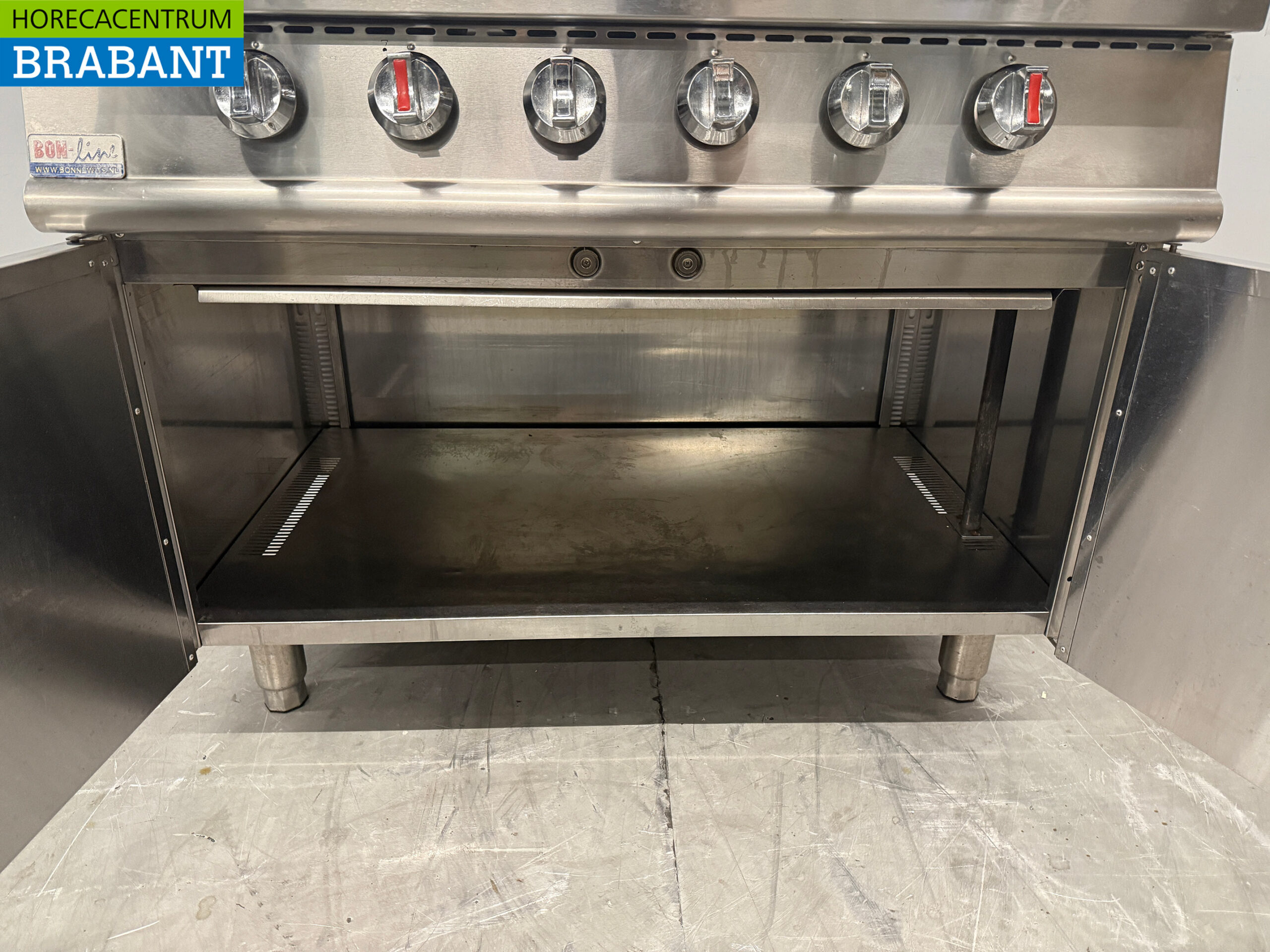 Stainless steel Bon-Line 6 Stove 105 cm GAS Horeca - Image 5