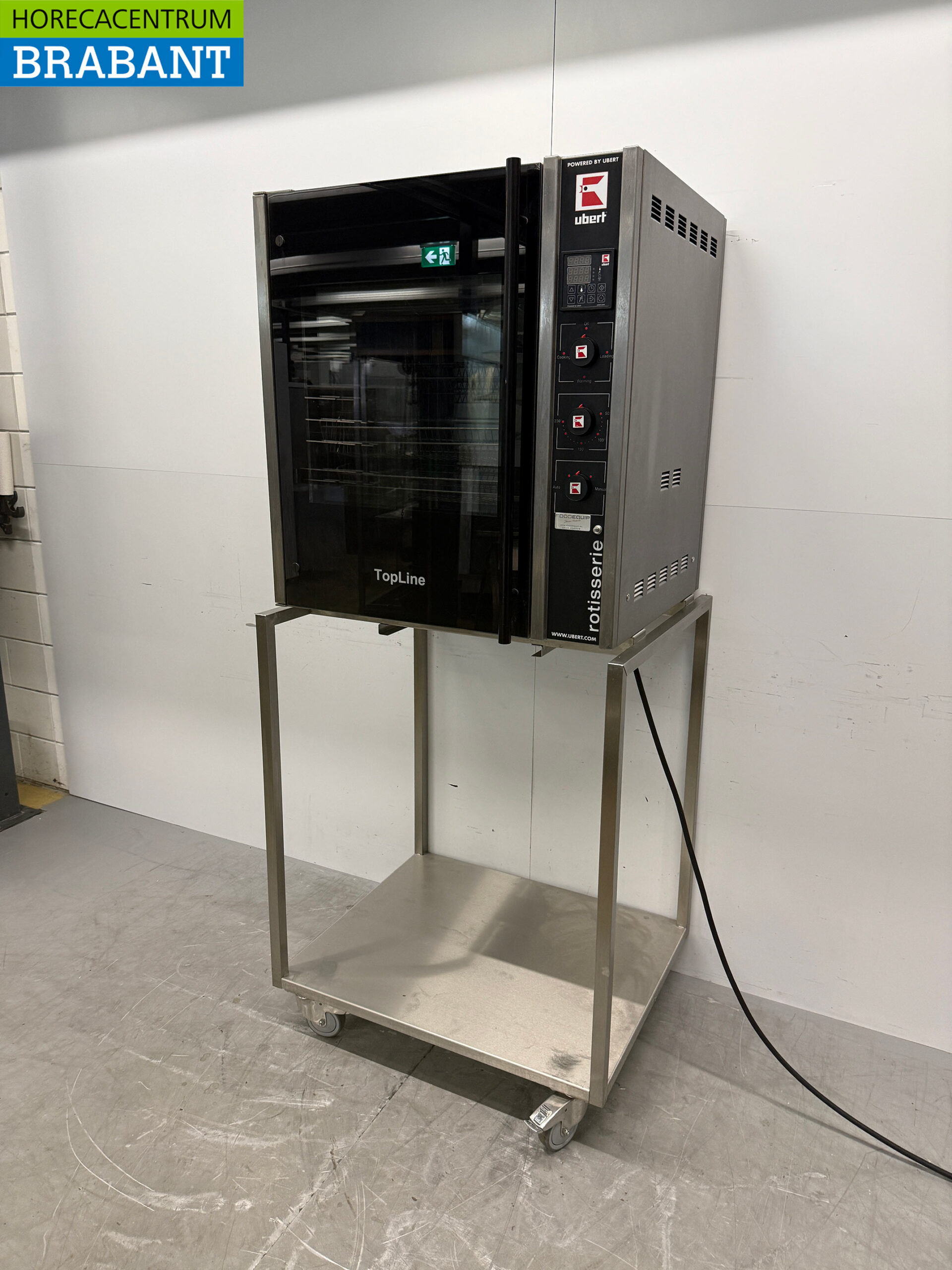Stainless steel Ubert RT-403 Chicken Grill Grill 6 baskets 400V Catering - Image 2