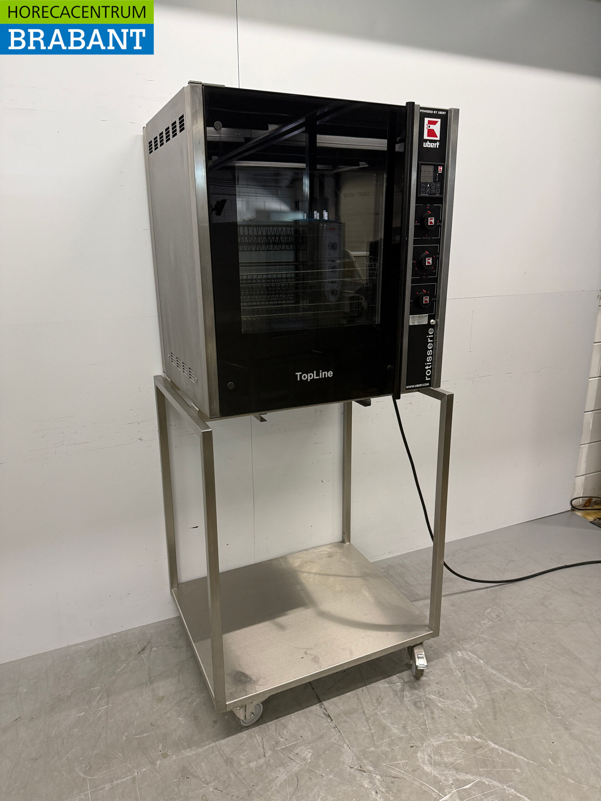 Stainless steel Ubert RT-403 Chicken Grill Grill 6 baskets 400V Catering - Image 3