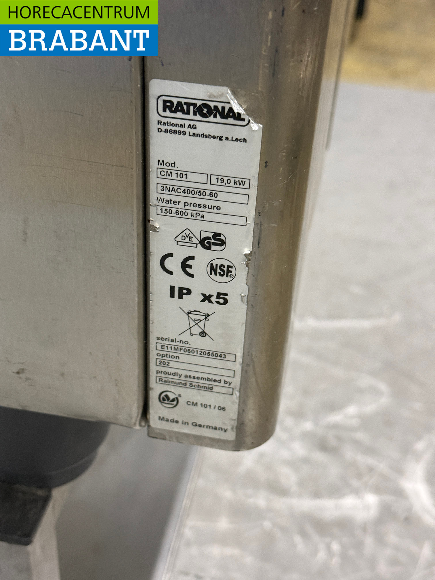 Stainless steel Rational MCM 101 Combimaster 10 x 1/1 GN 400V Horeca - Image 7