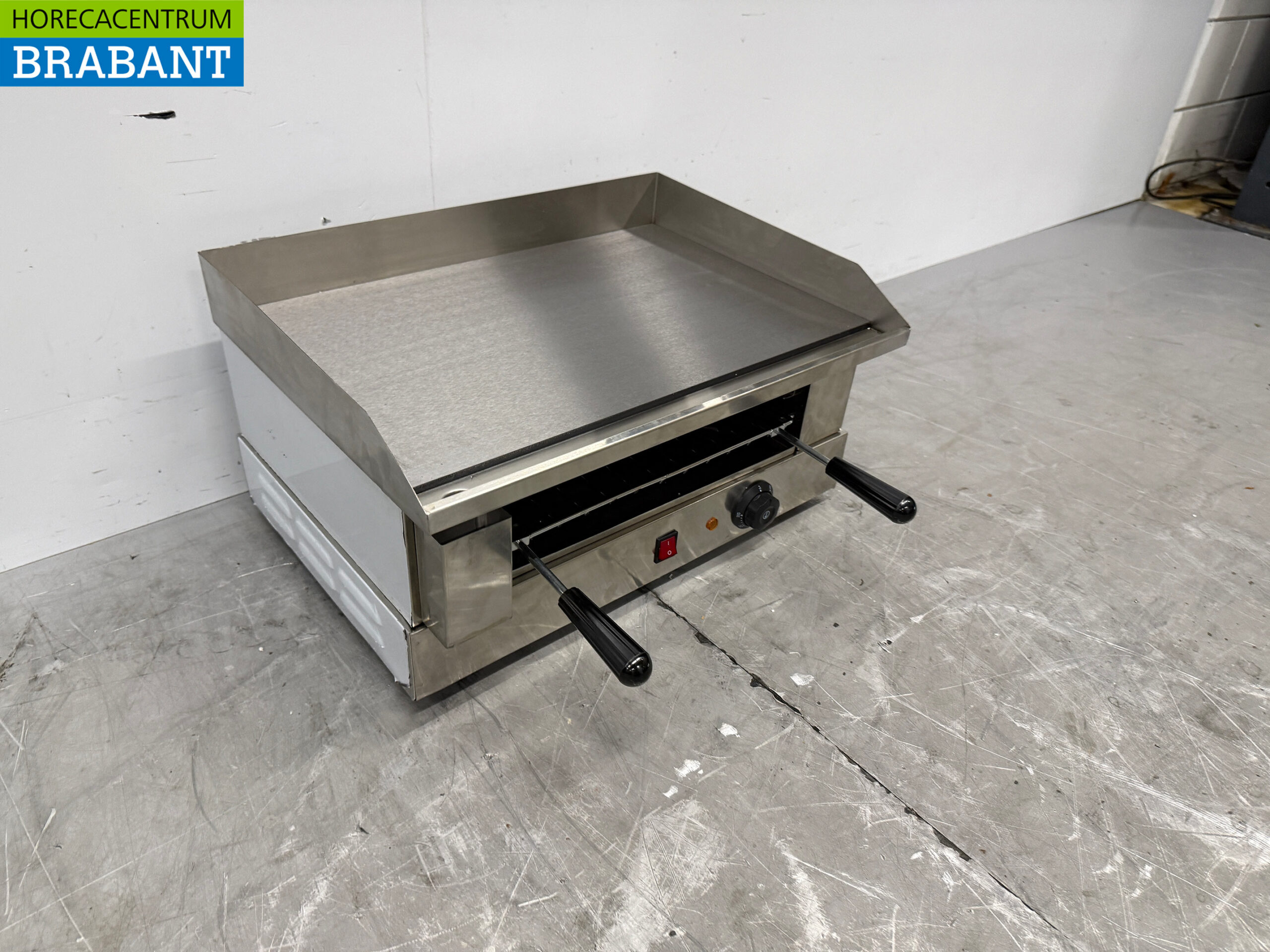 HCB stainless steel griddle griddle with salamander grill 55 cm 230V Horeca - Image 3
