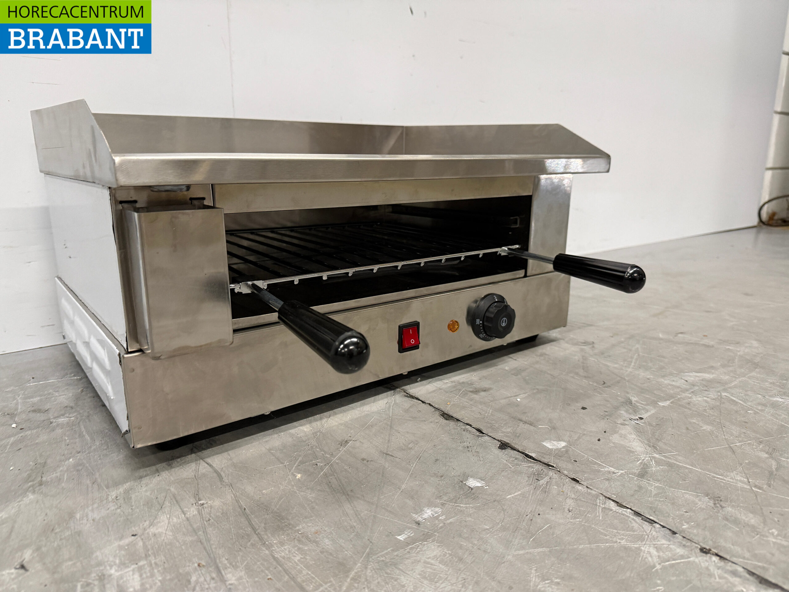HCB stainless steel griddle griddle with salamander grill 55 cm 230V Horeca - Image 4