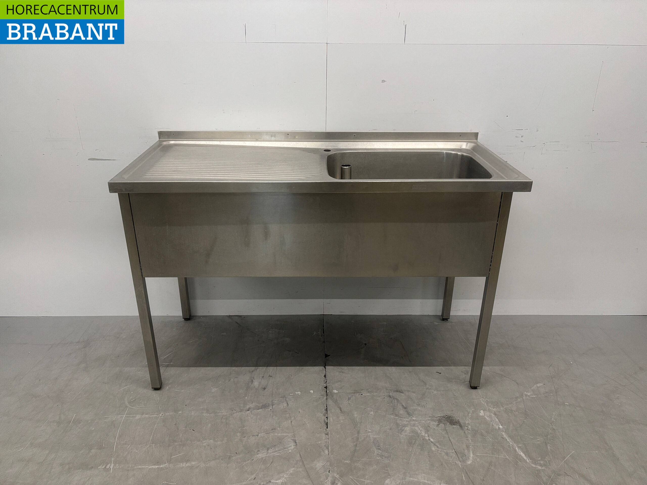 Stainless steel Franke Sink Table Sink 140 x 60 x 90 Horeca