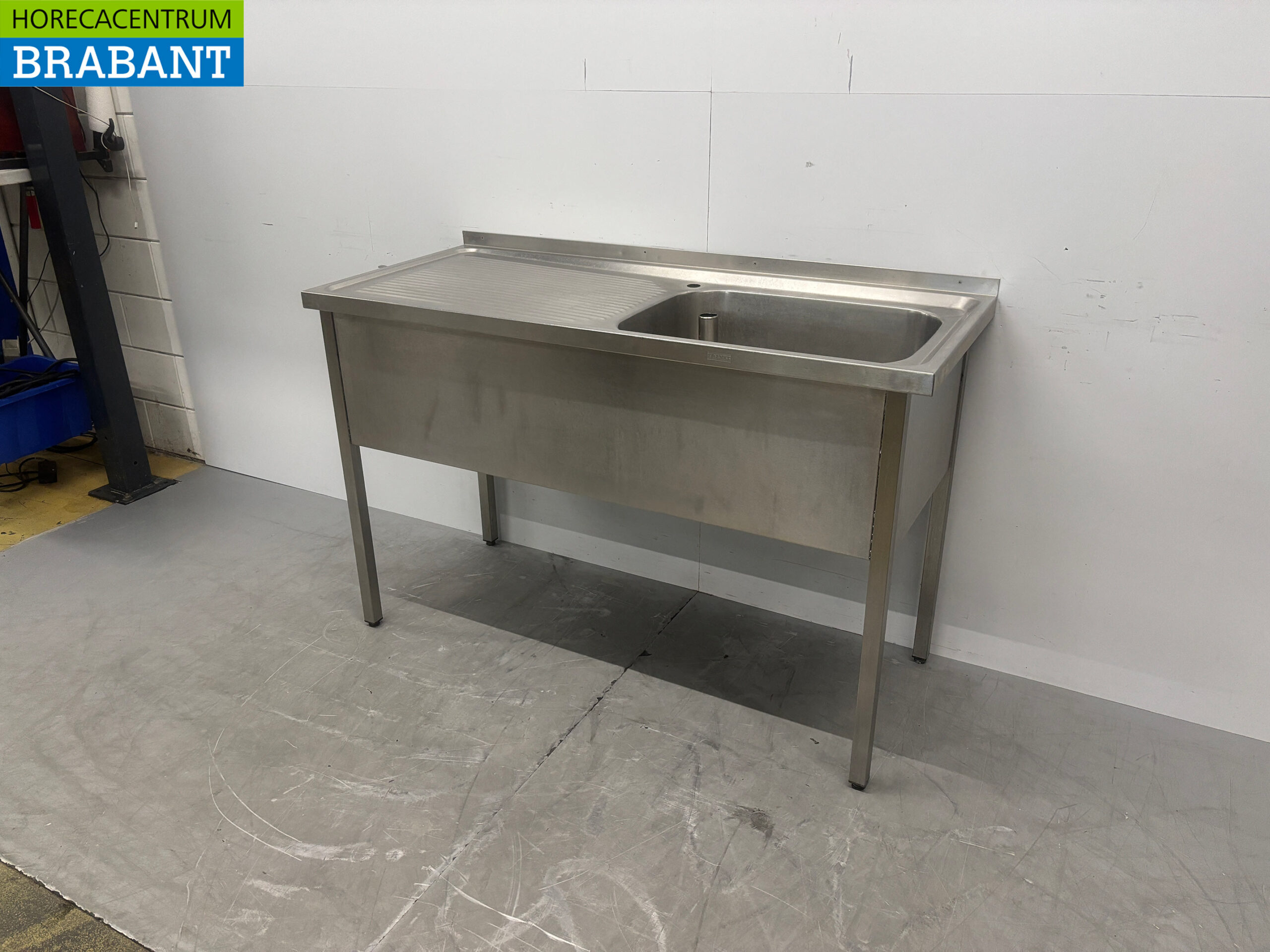 Stainless steel Franke Sink Table Sink 140 x 60 x 90 Horeca - Image 2