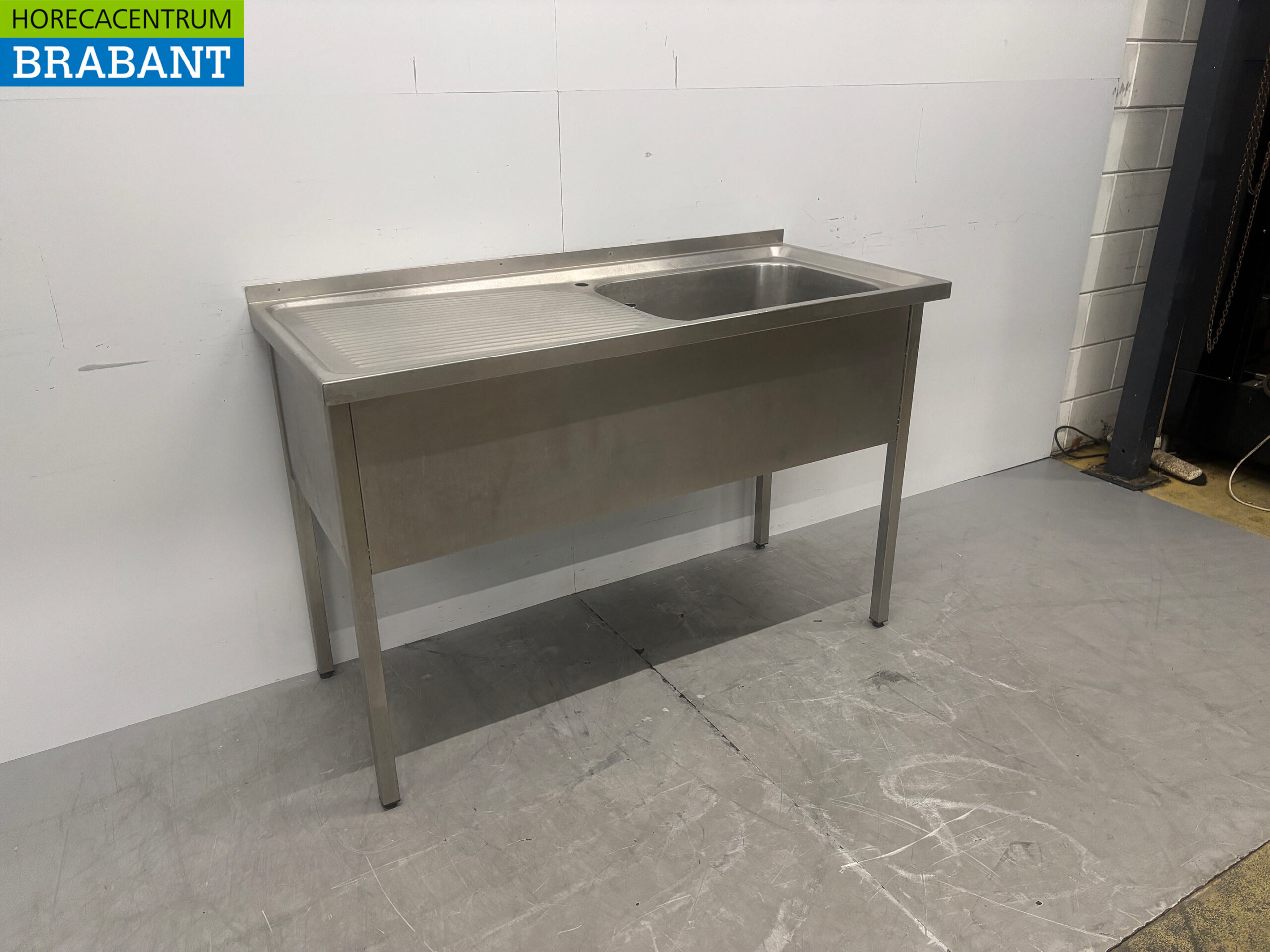 Stainless steel Franke Sink Table Sink 140 x 60 x 90 Horeca - Image 3
