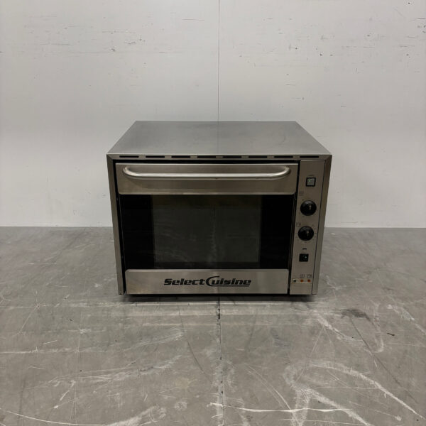 Stainless steel Select Cuisine Hot air oven with grill function 4 x 43/34 cm 230V Horeca