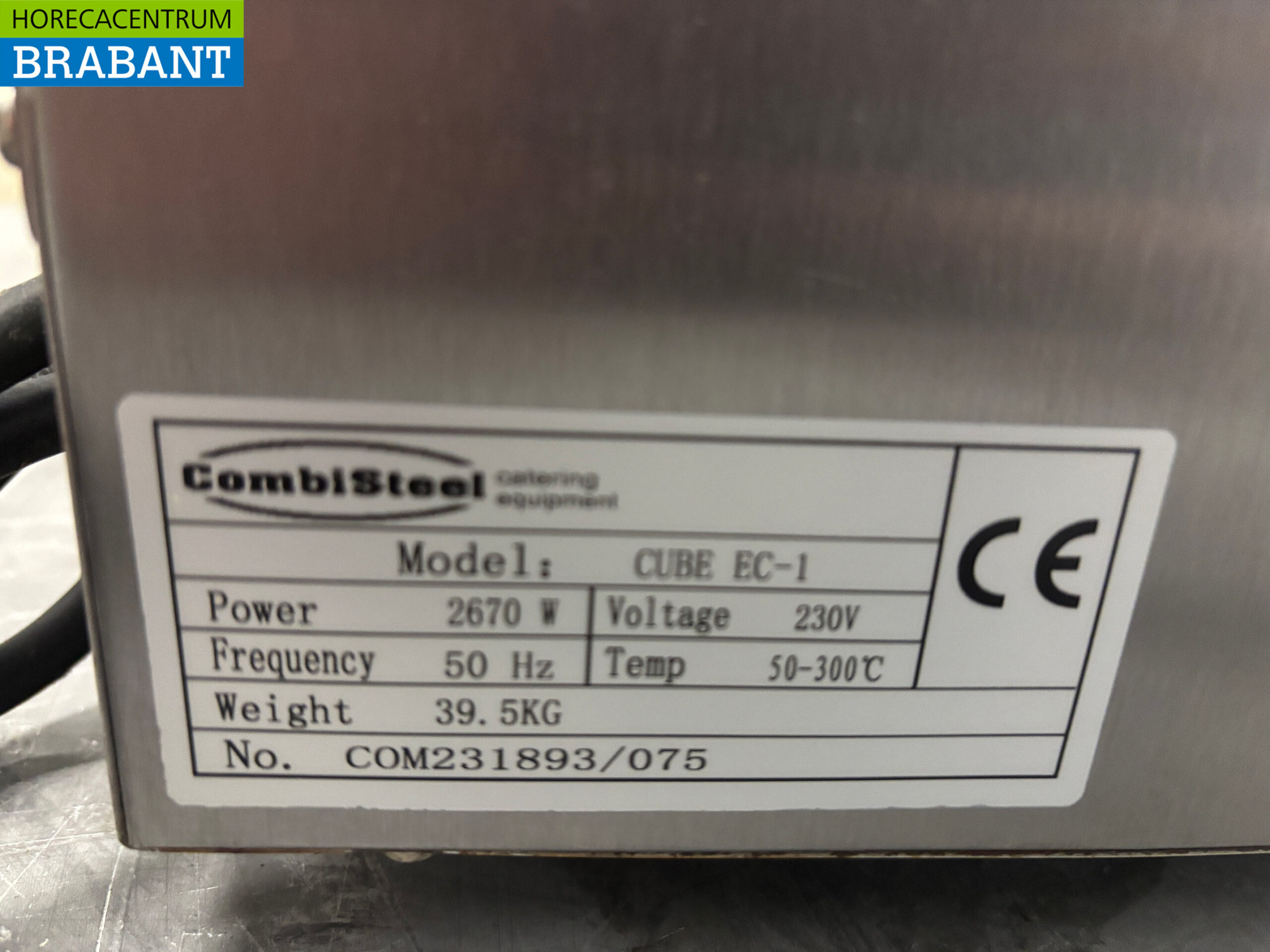 Stainless steel Combisteel Hot air oven 4 x 43,5/31,5 cm 230V Horeca - Image 5